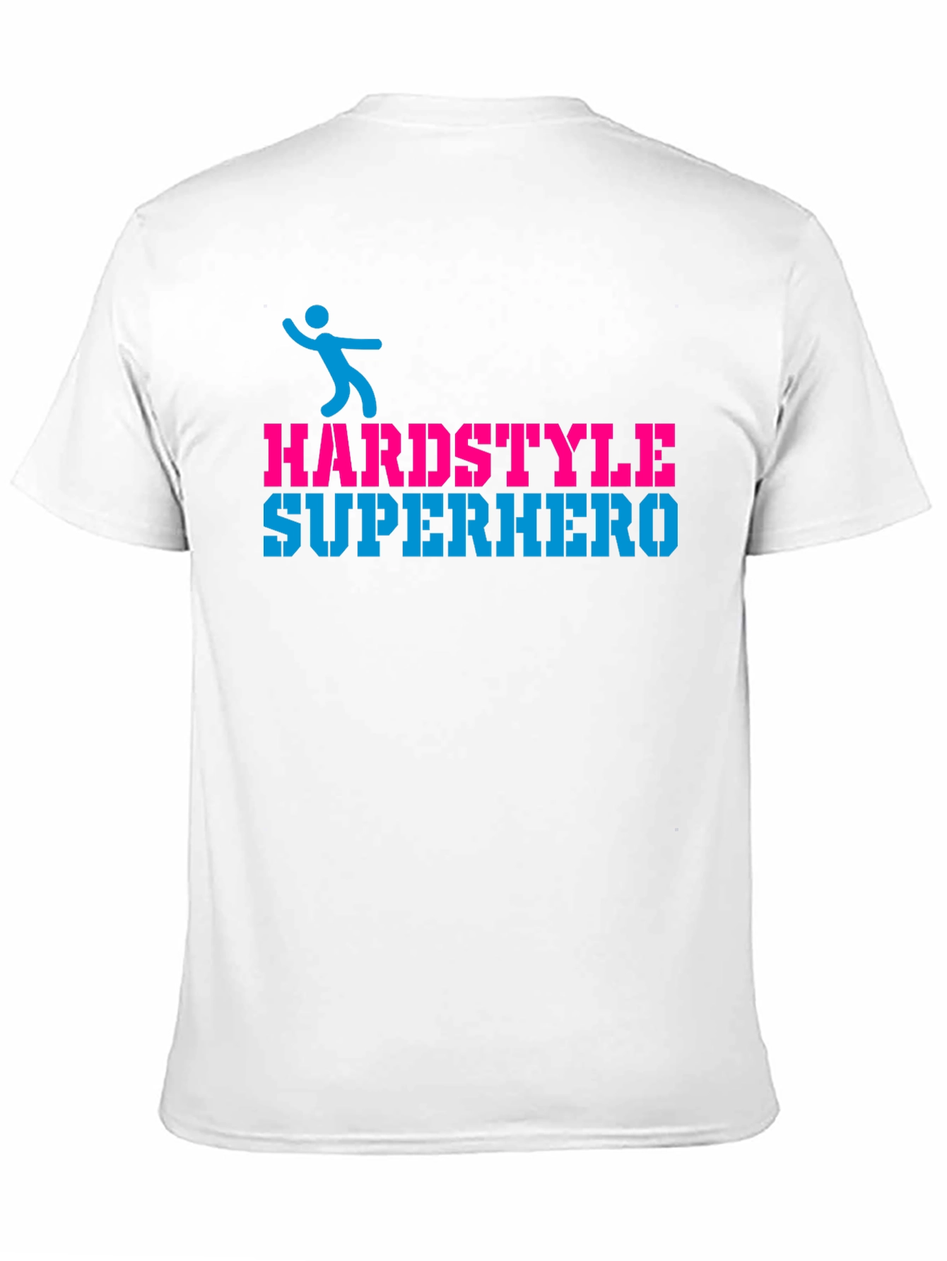 Hardstyle Superhero Black Graphic T-Shirt