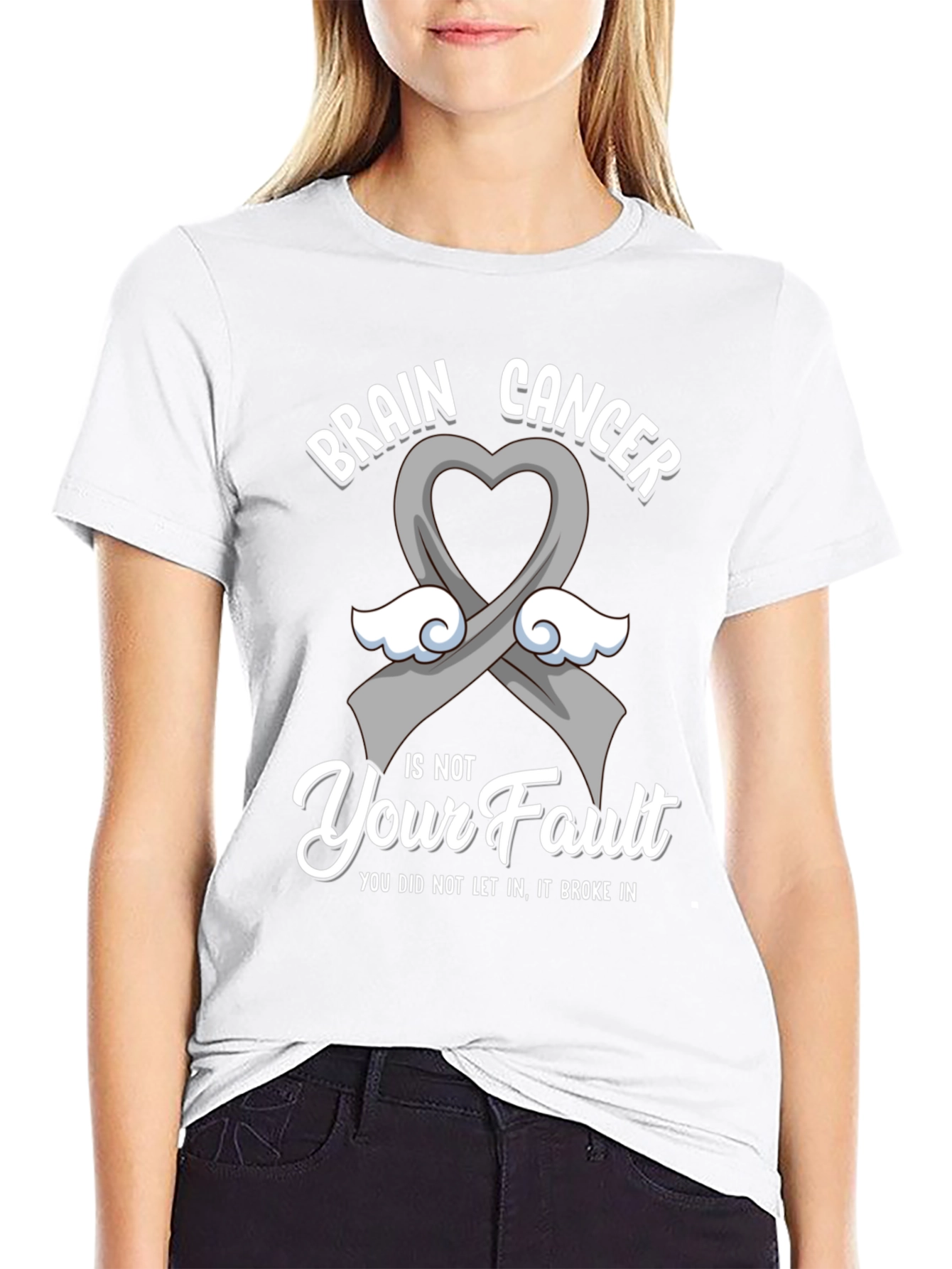 Brain Cancer Awareness T-Shirt - Its Not Your Fault