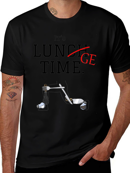 Its Lunch Time T-Shirt Funny Food Tee