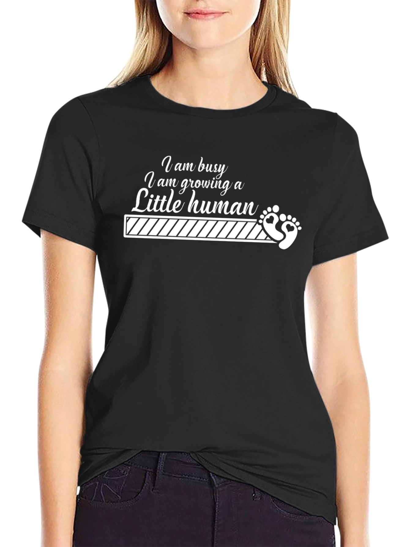 I am Busy Growing a Little Human T-Shirt