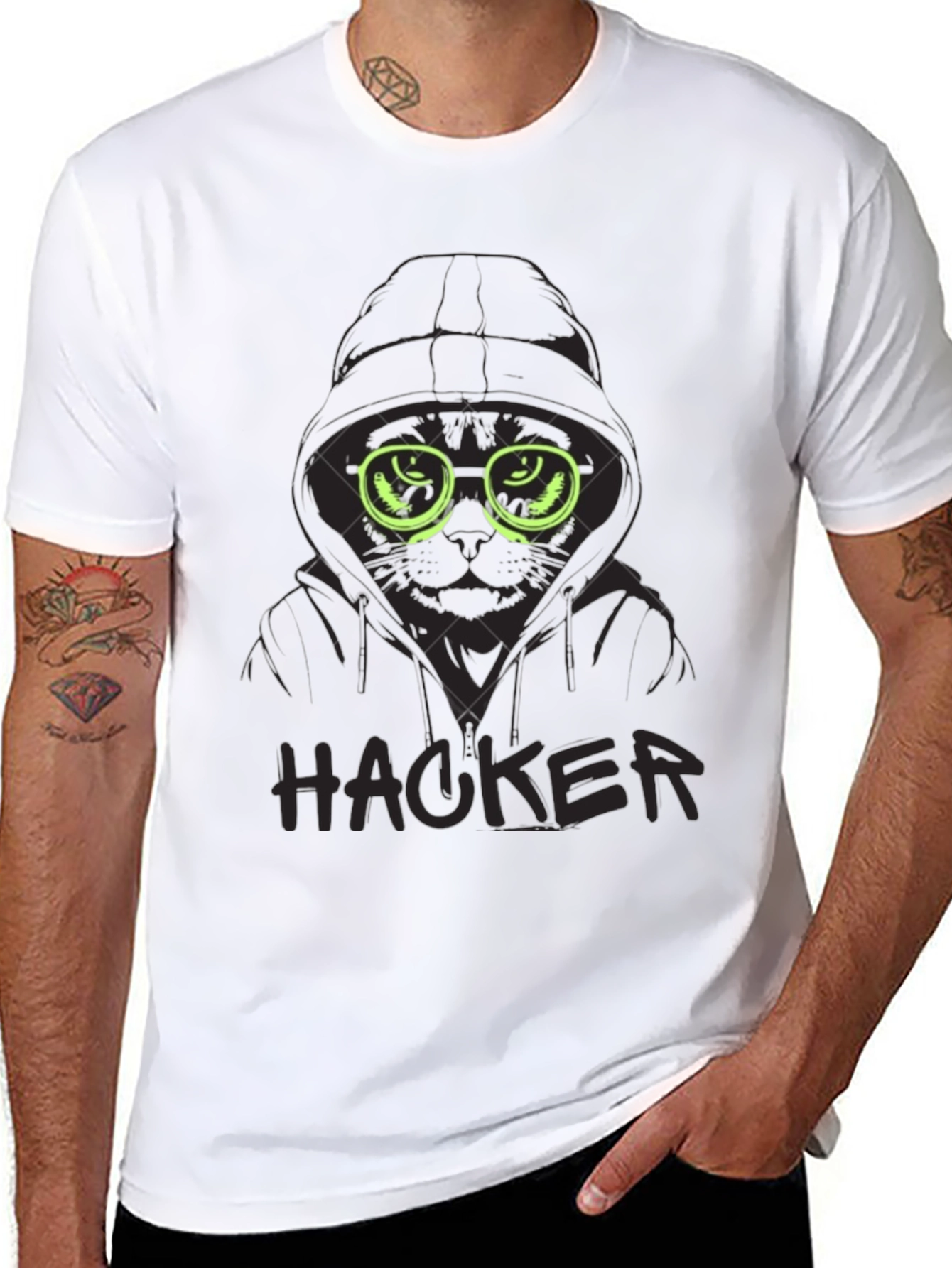 Hacker Cat T-Shirt