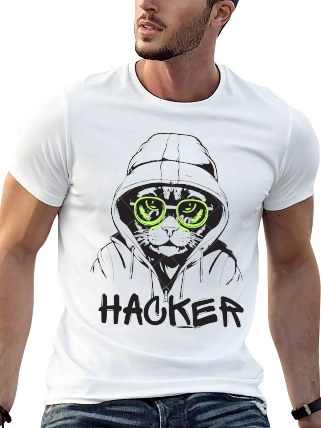 Hacker Cat T-Shirt