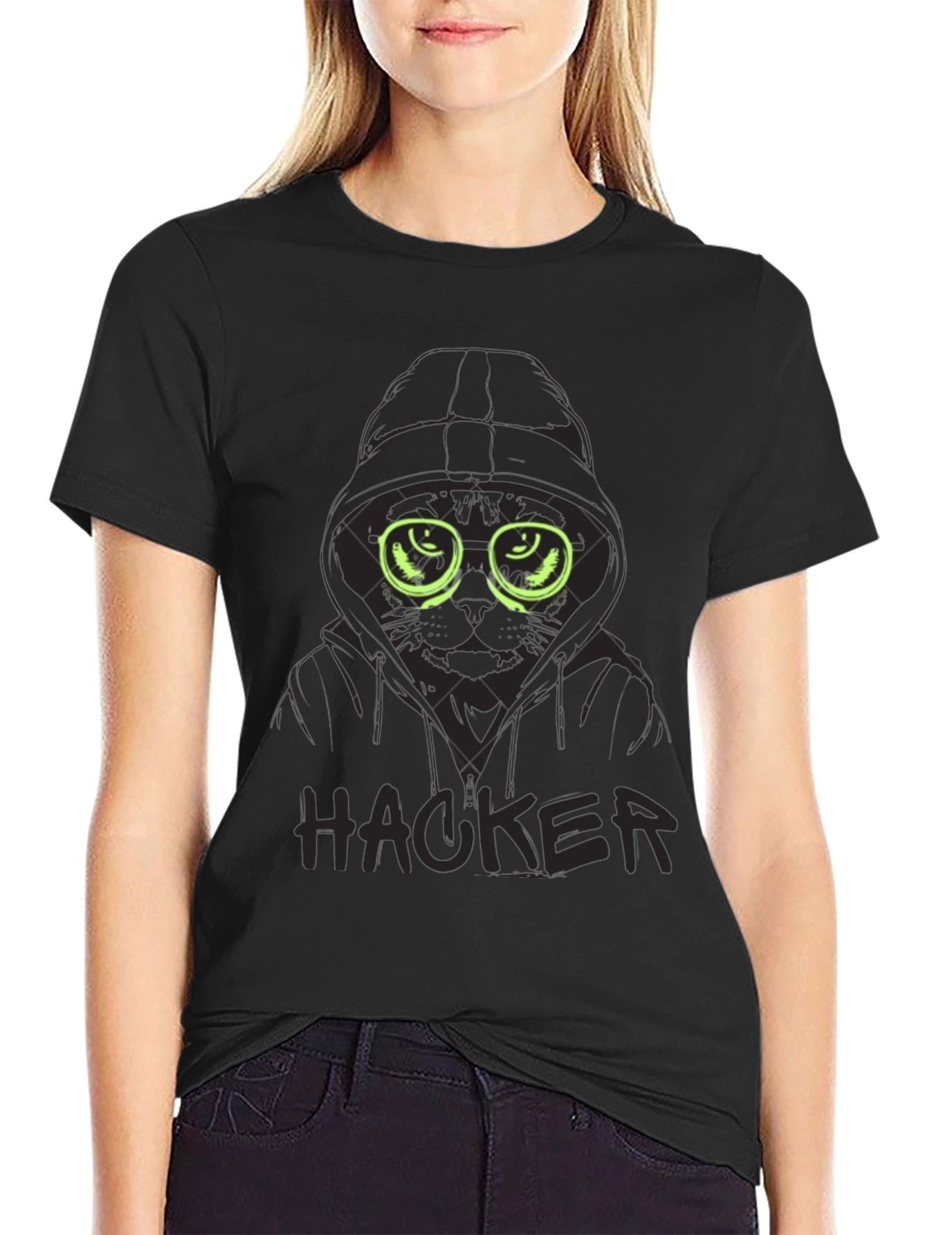 Hacker Cat T-Shirt