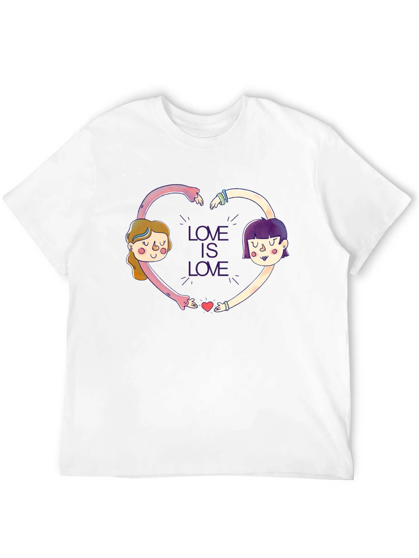 Love is Love Graphic Tee - Unisex Black T-Shirt