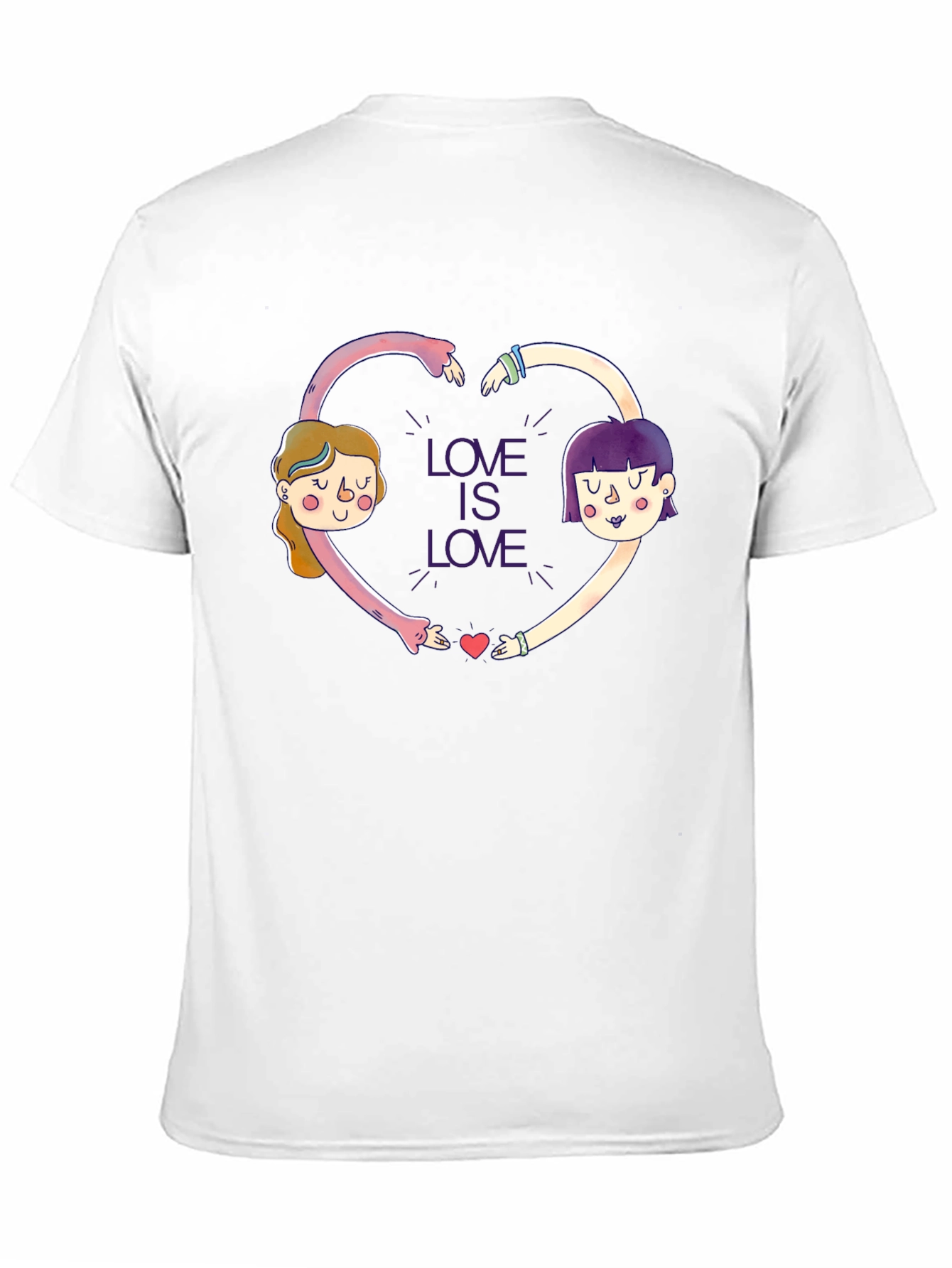 Love is Love Graphic Tee - Unisex Black T-Shirt