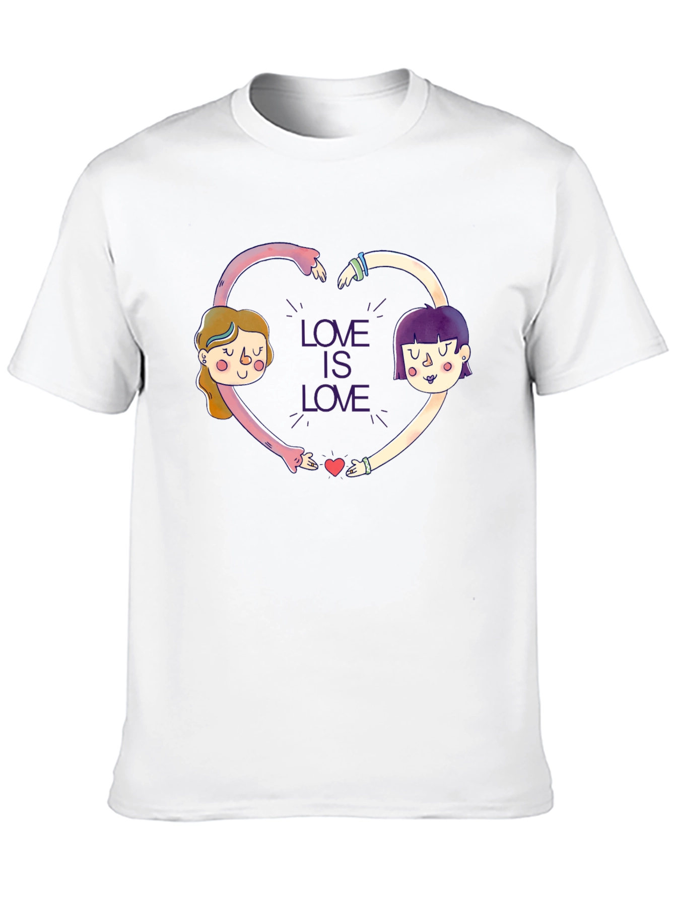 Love is Love Graphic Tee - Unisex Black T-Shirt