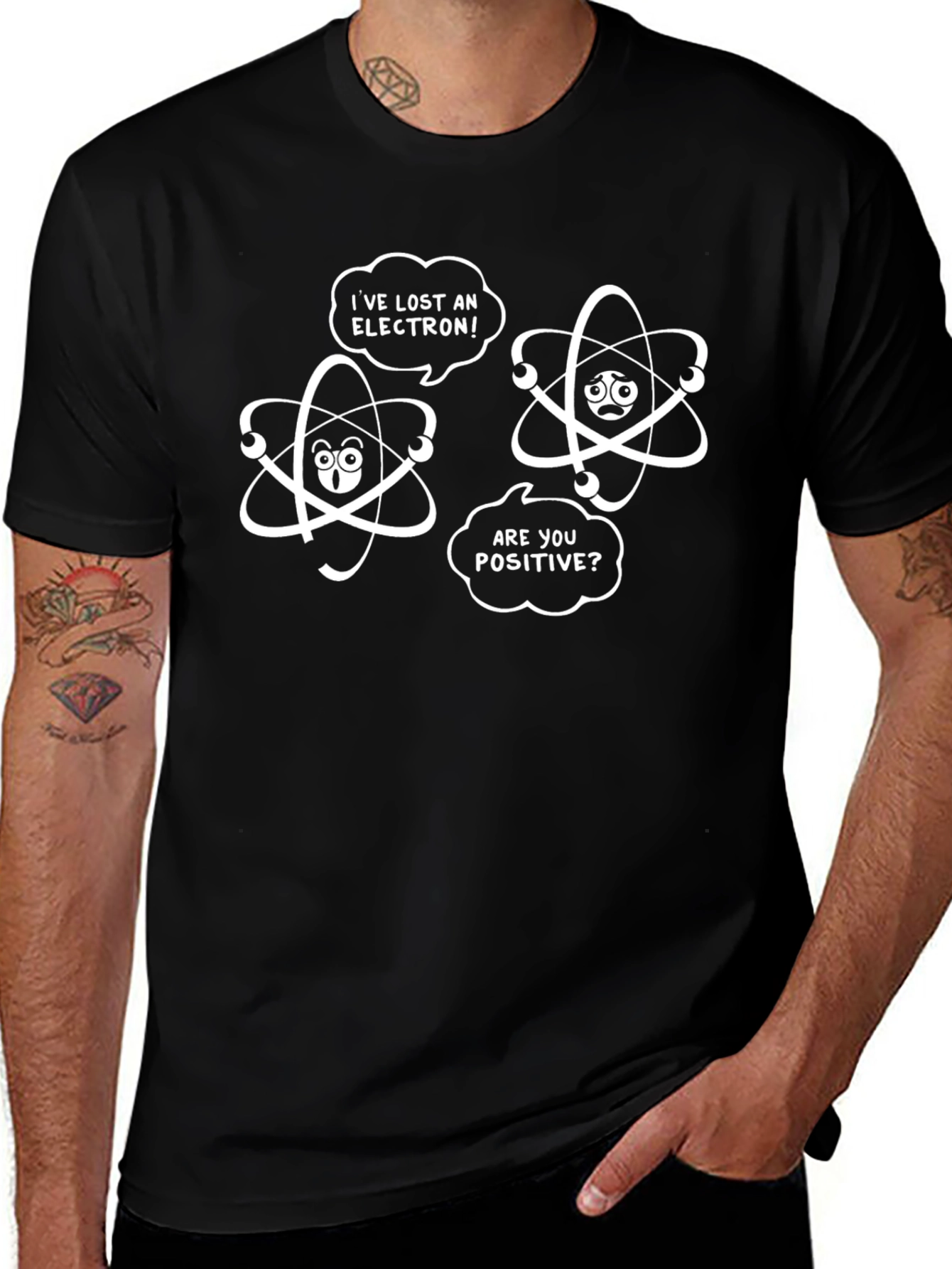 Funny Science Humor Black T-Shirt