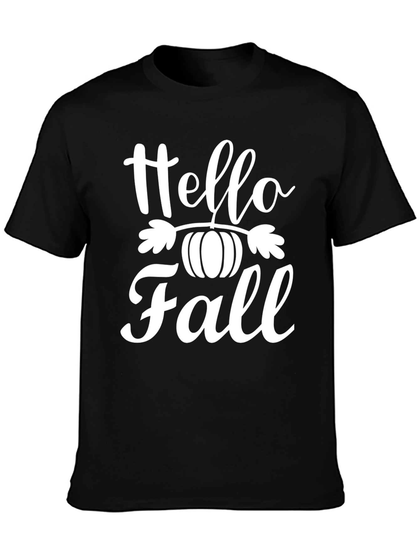 Hello Fall T-Shirt - Pumpkin Graphic Tee
