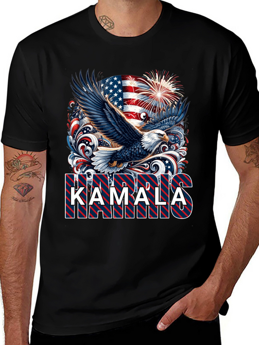 Kamala Harris Patriotic Eagle T-Shirt