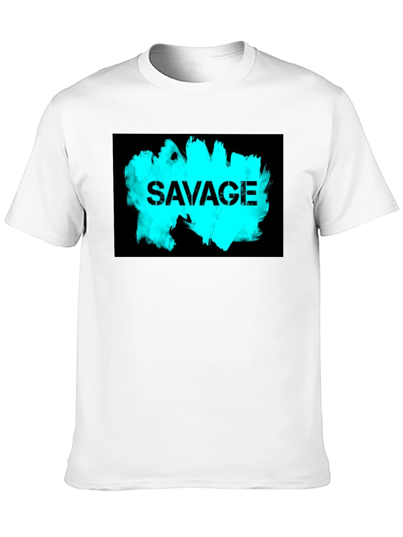 Savage Graphic Tee - Black Cotton Comfort
