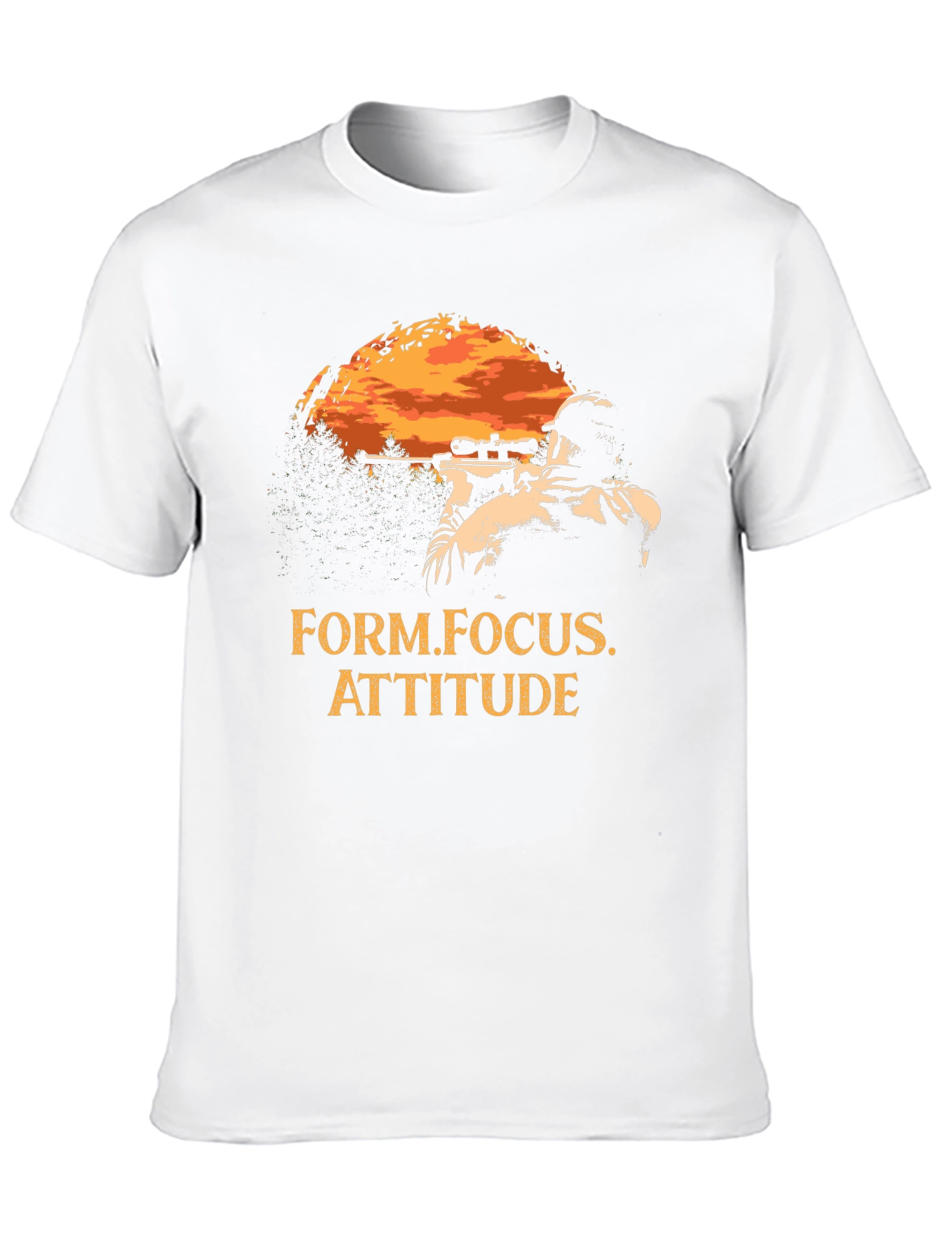 Sniper T-Shirt - Form Focus Attitude - Black