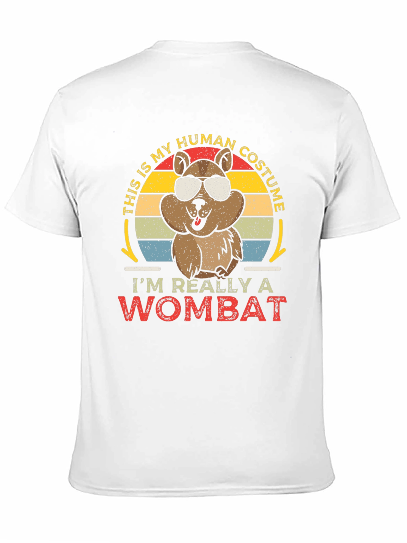 Human Costume Wombat Graphic Tee