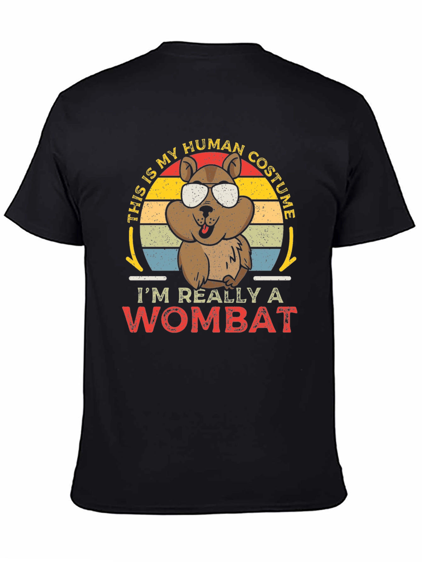 Human Costume Wombat Graphic Tee