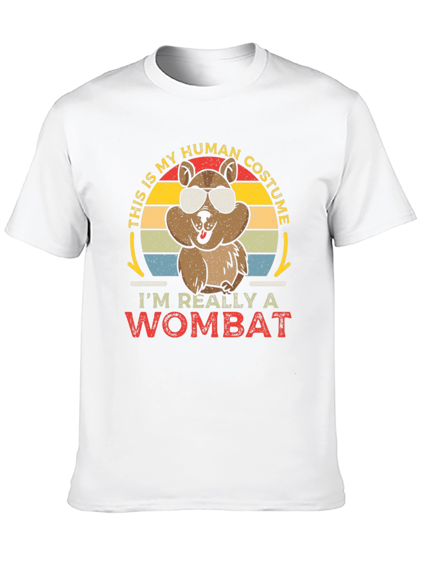 Human Costume Wombat Graphic Tee