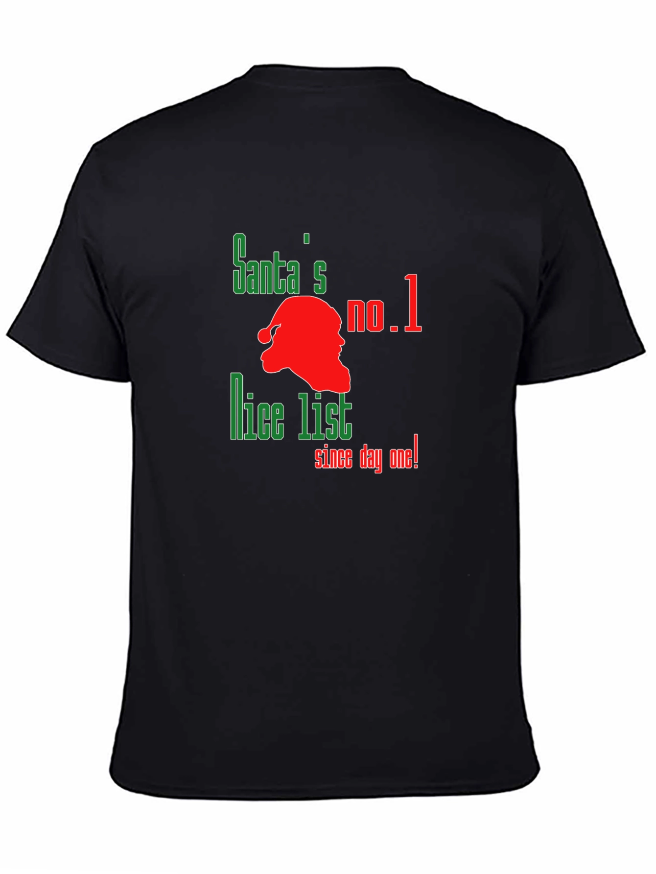 Santas No. 1 Nice List Graphic T-Shirt