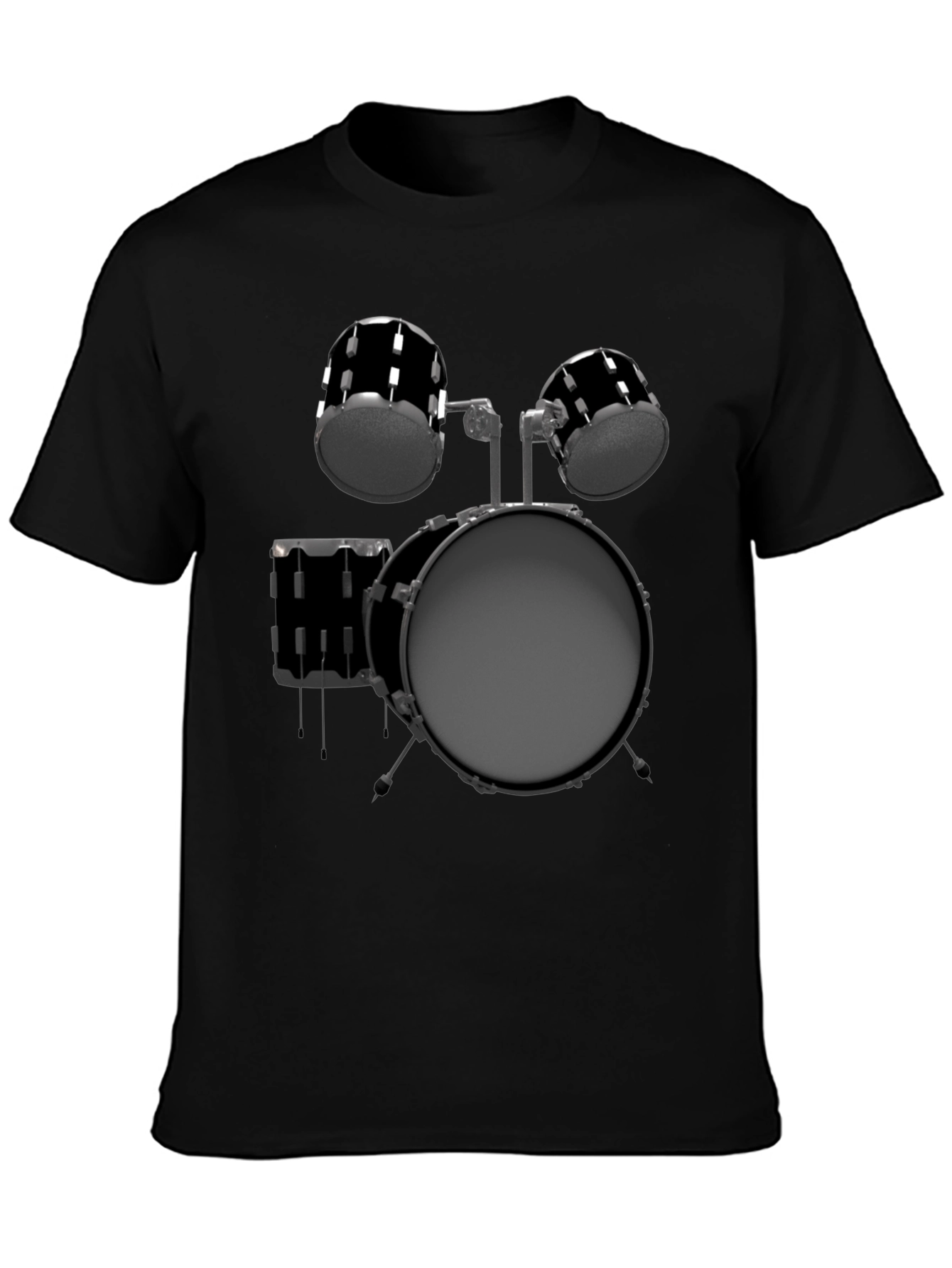 Drum Kit Graphic Tee - Music Lover T-Shirt