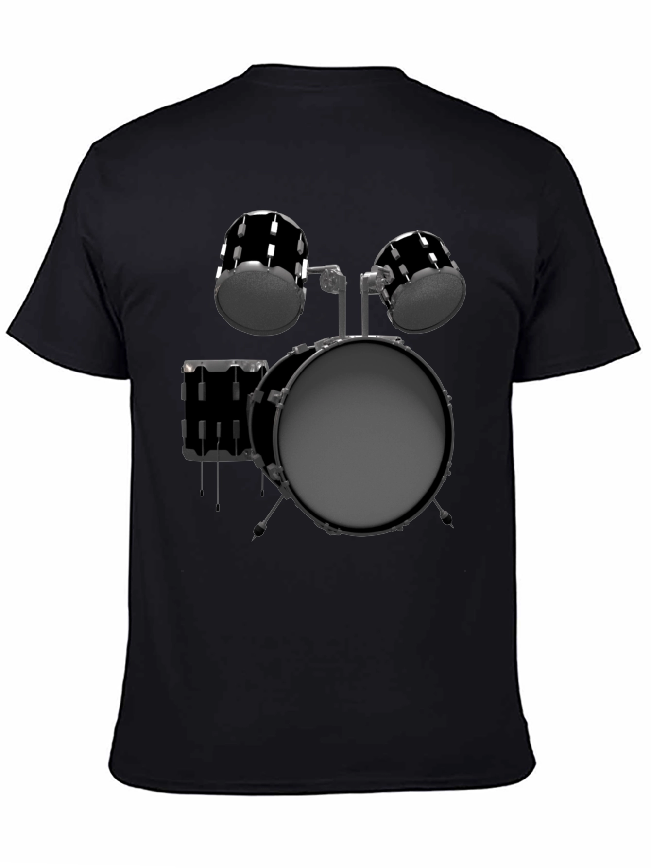 Drum Kit Graphic Tee - Music Lover T-Shirt