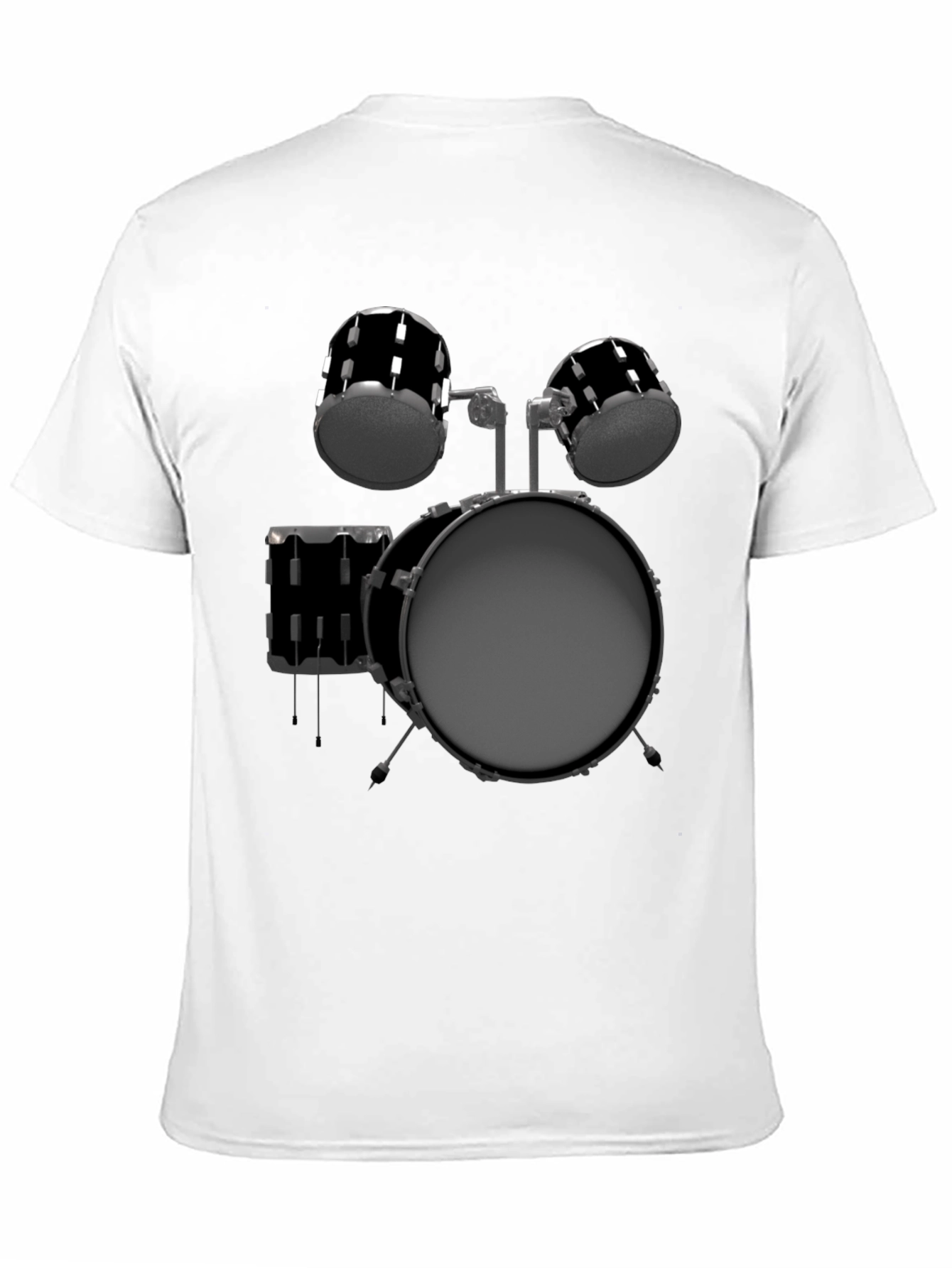 Drum Kit Graphic Tee - Music Lover T-Shirt