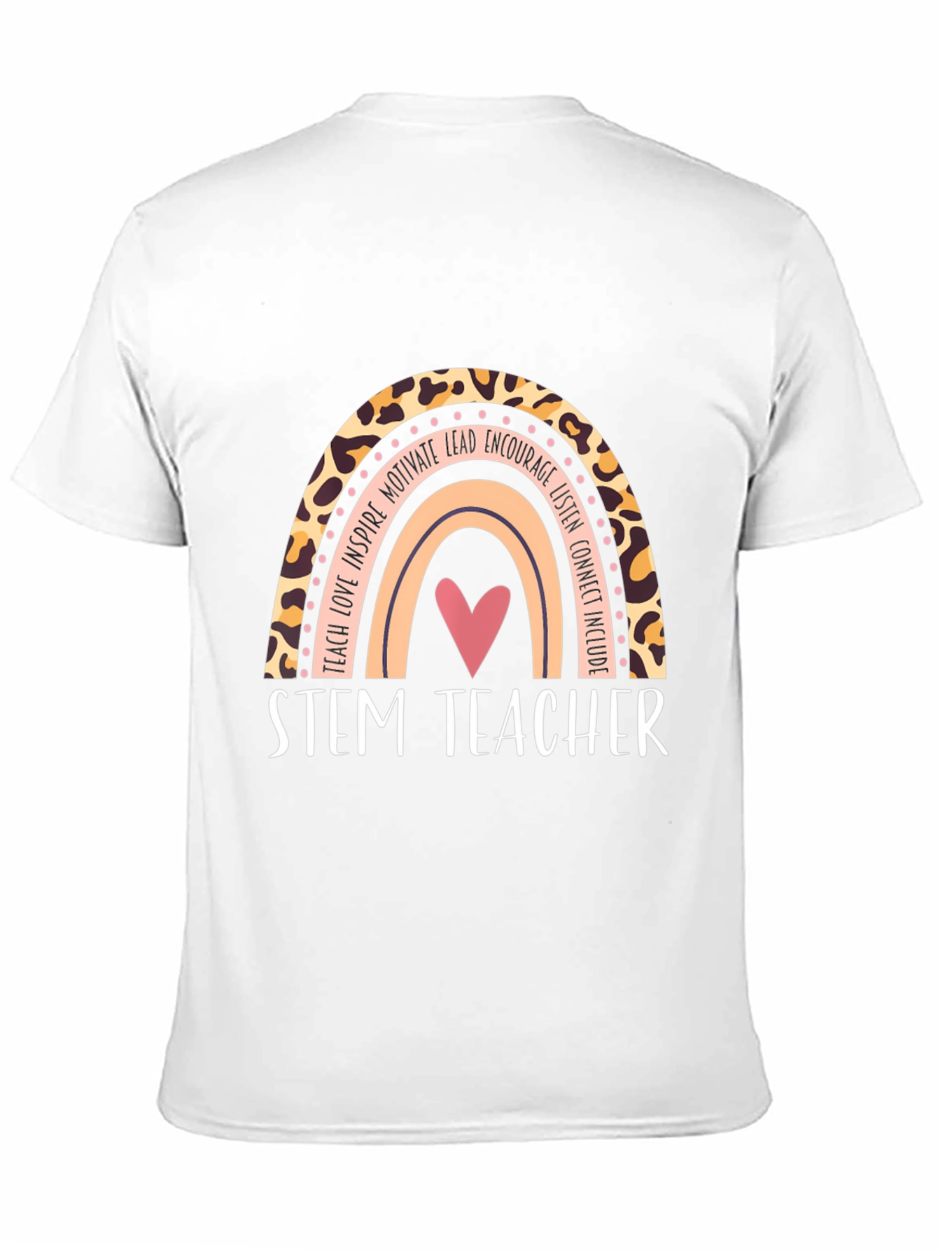 STEM Teacher Rainbow Graphic Tee