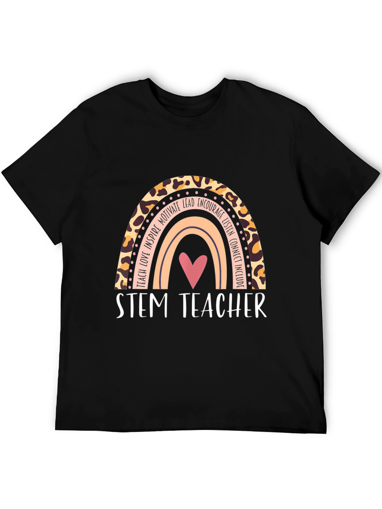 STEM Teacher Rainbow Graphic Tee