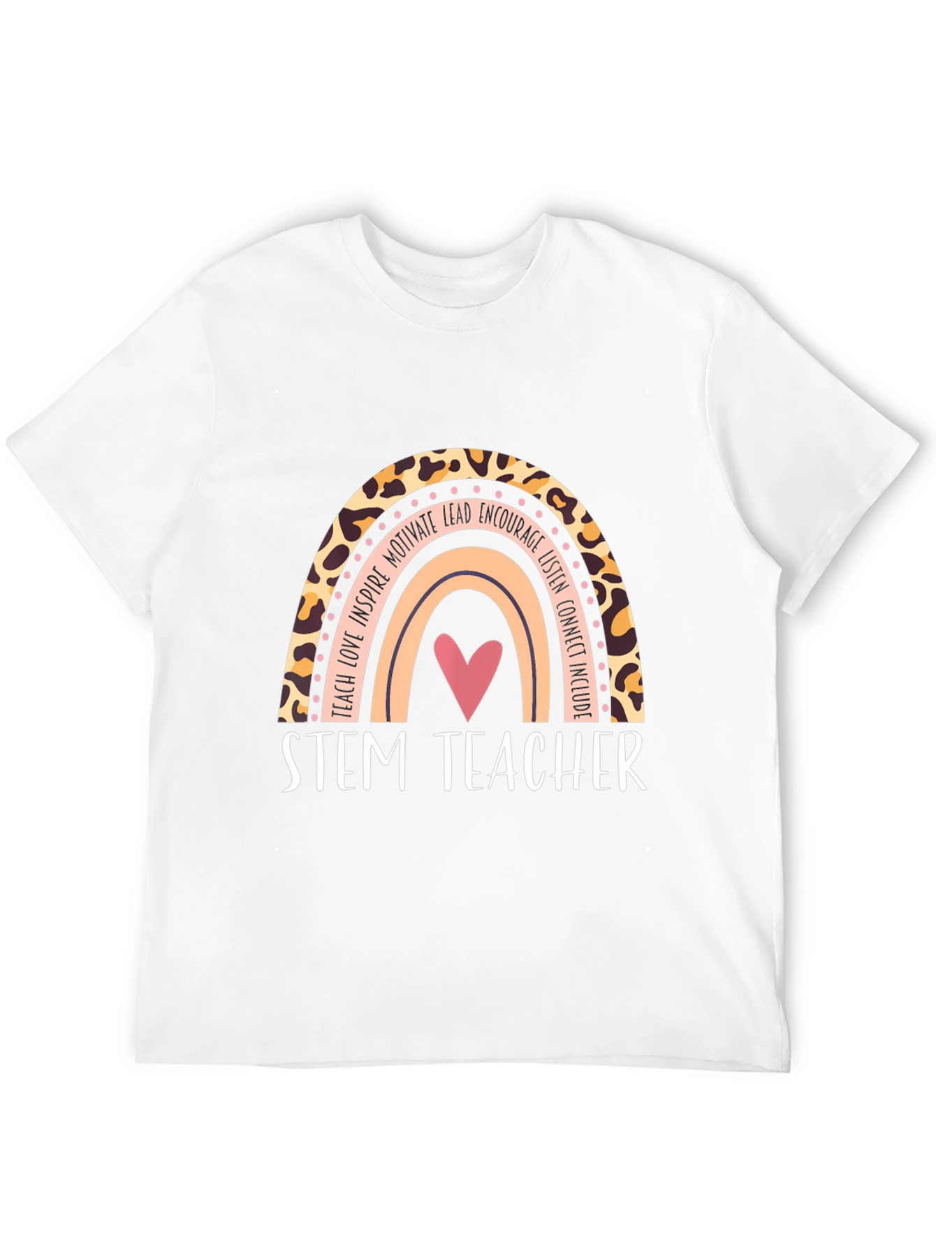 STEM Teacher Rainbow Graphic Tee