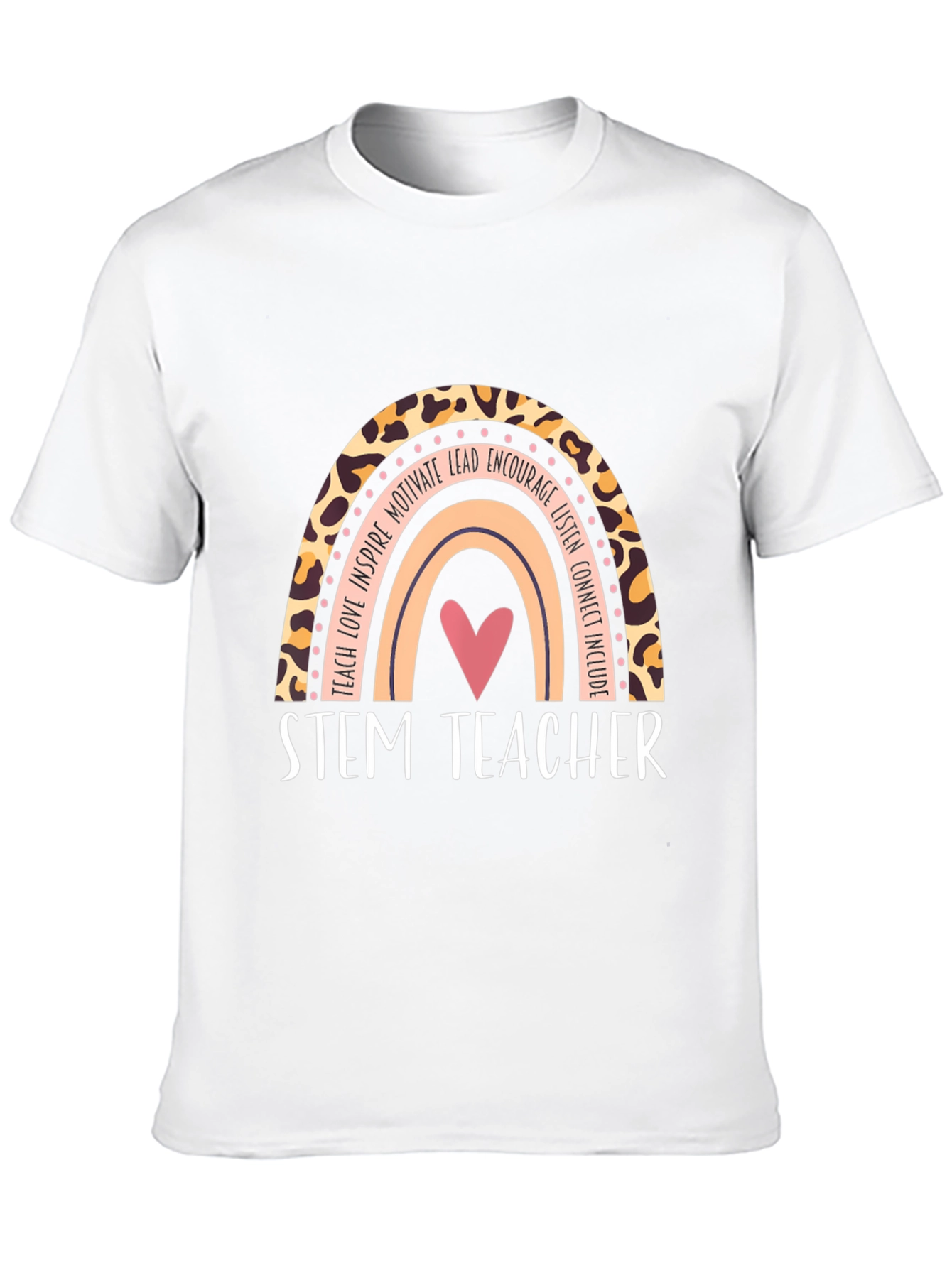 STEM Teacher Rainbow Graphic Tee