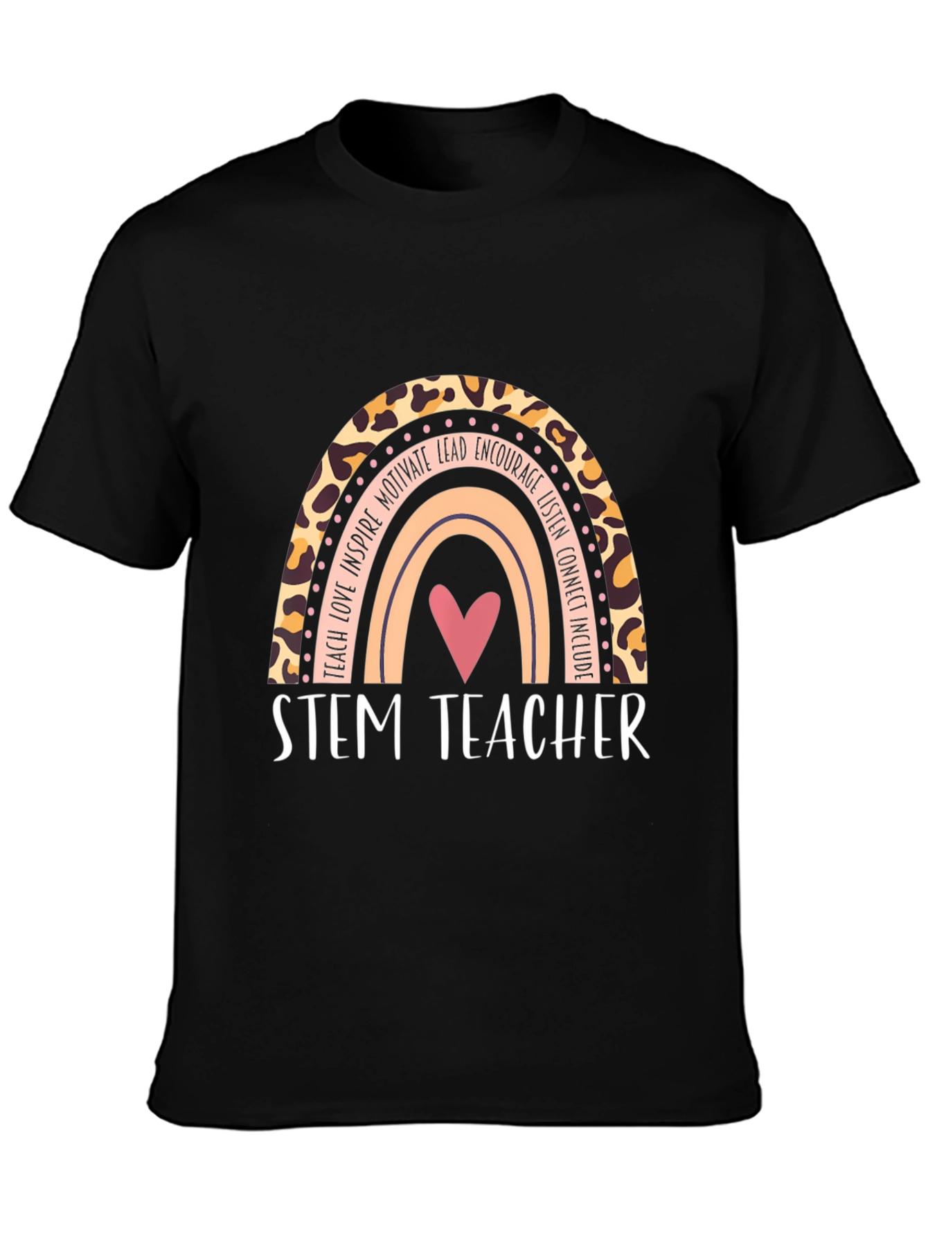 STEM Teacher Rainbow Graphic Tee