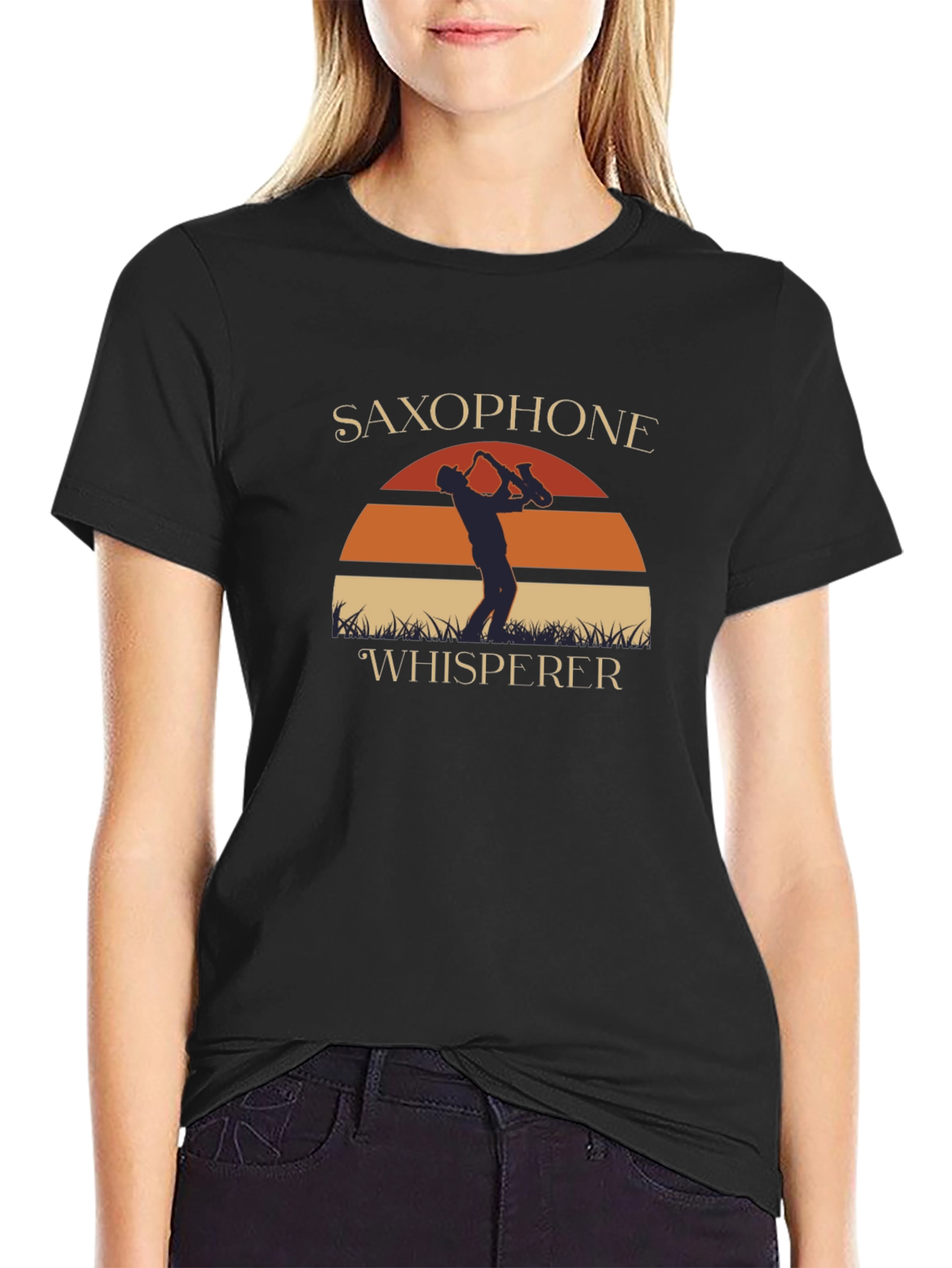 Saxophone Whisperer Graphic T-Shirt
