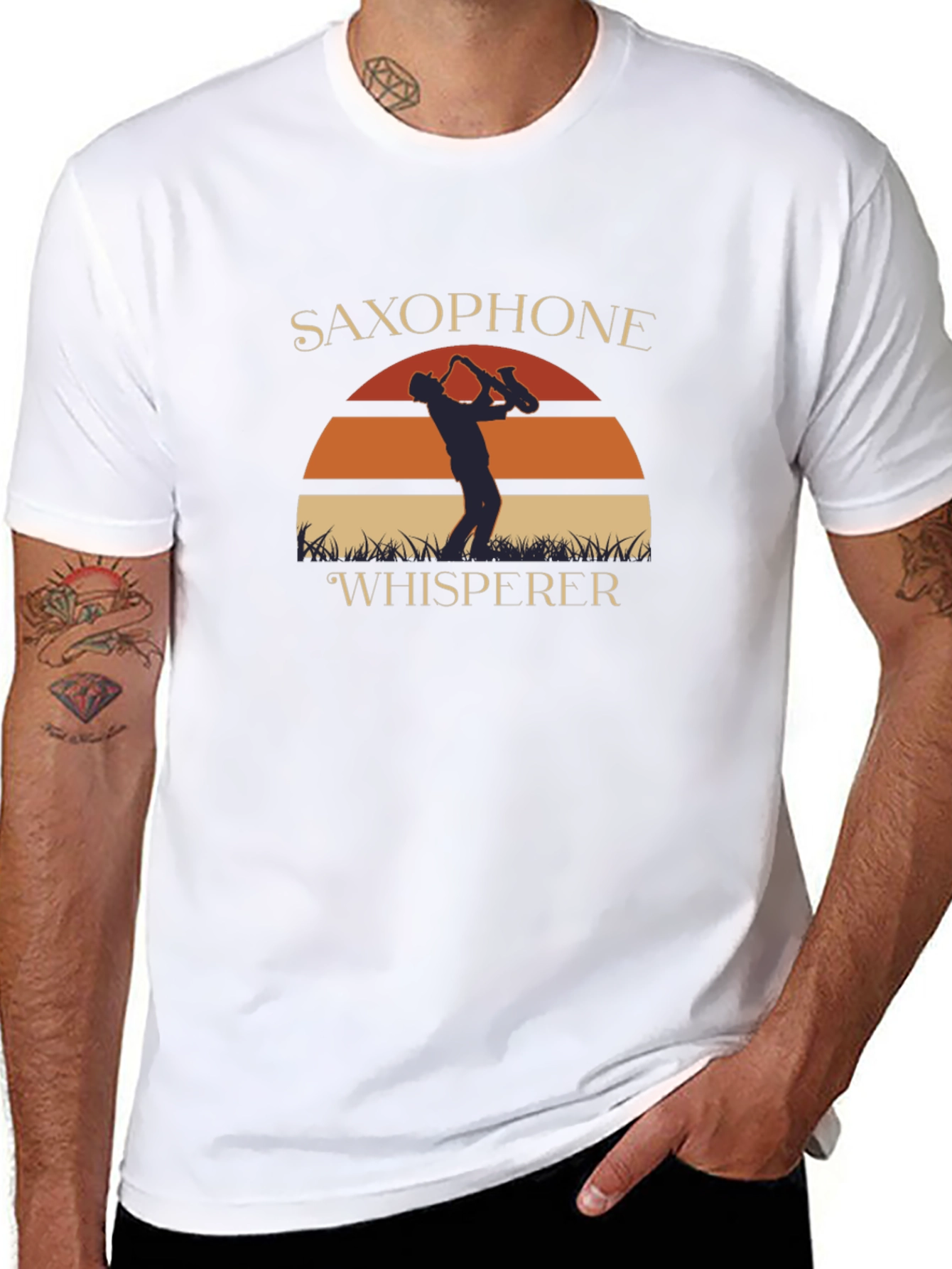 Saxophone Whisperer Graphic T-Shirt