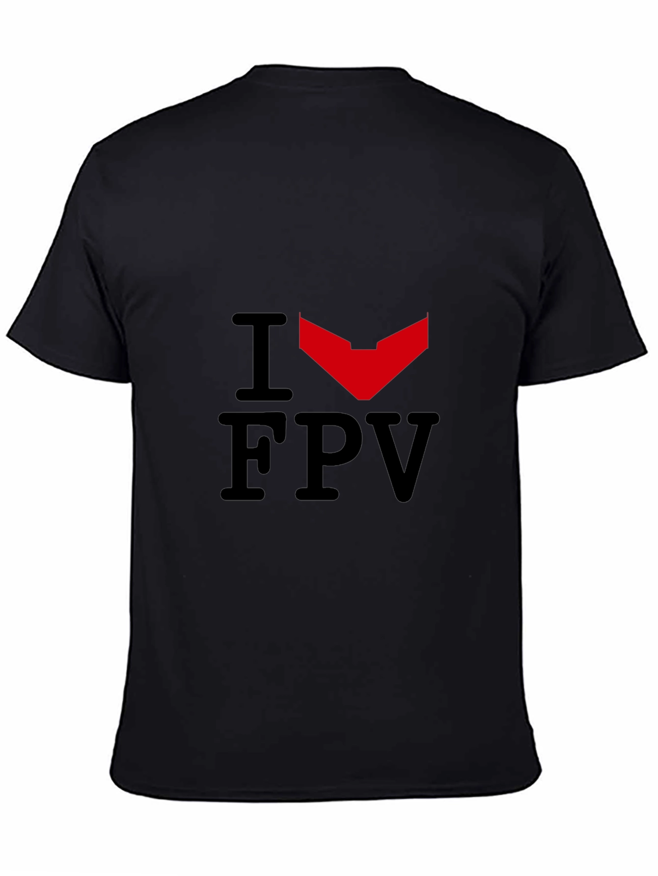 I Heart FPV Black Graphic Tee