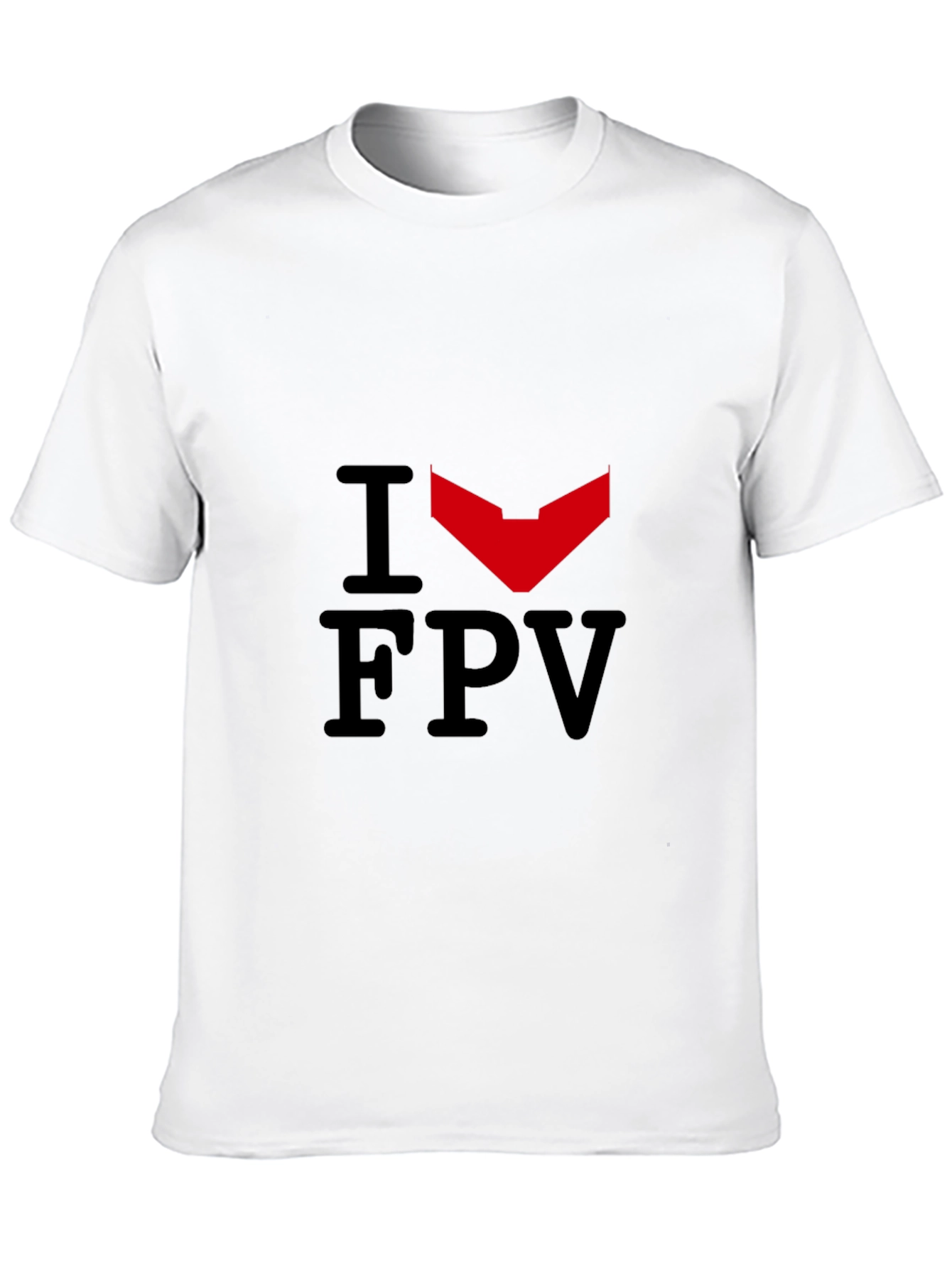 I Heart FPV Black Graphic Tee