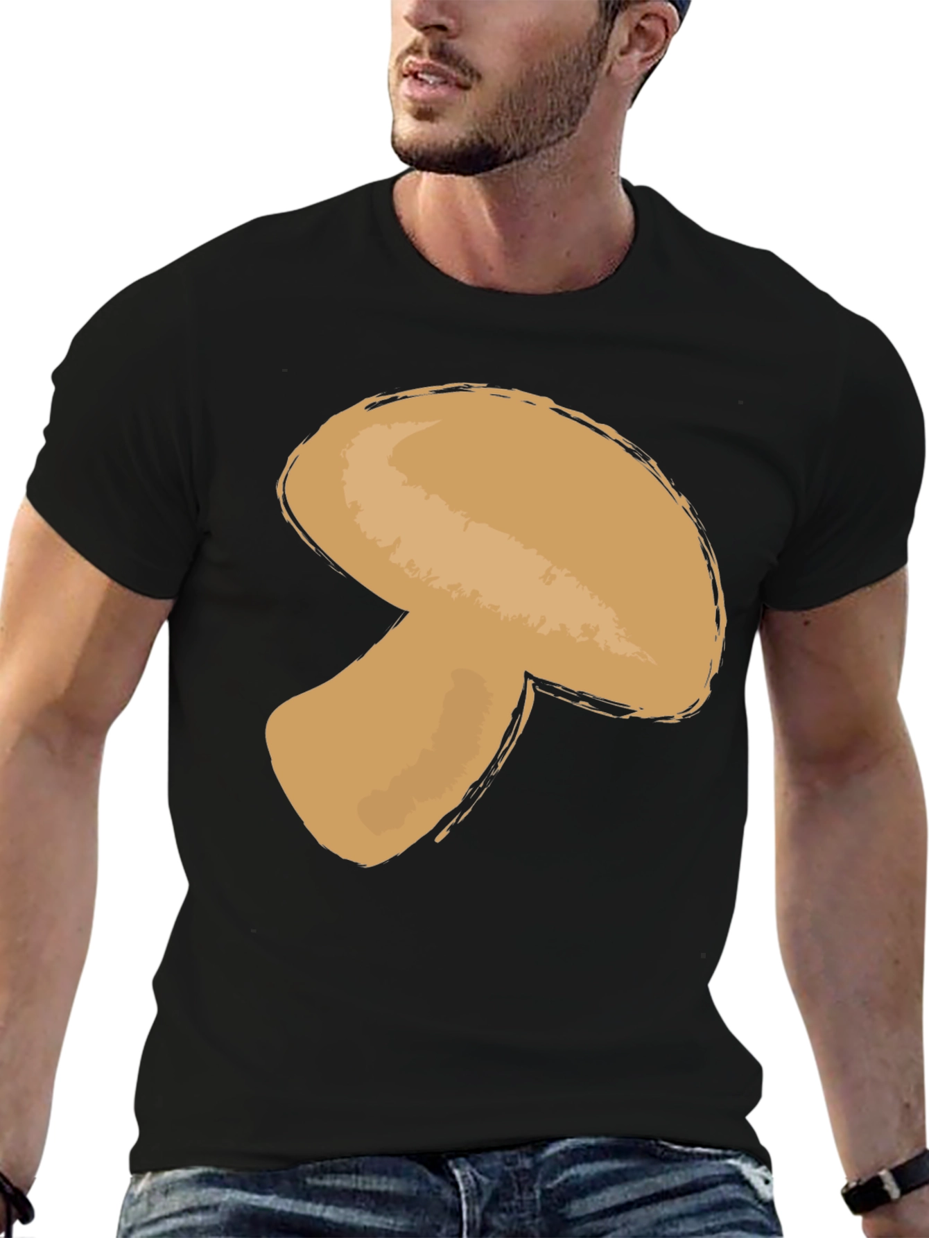 Mushroom Graphic T-Shirt - Funky Casual Tee