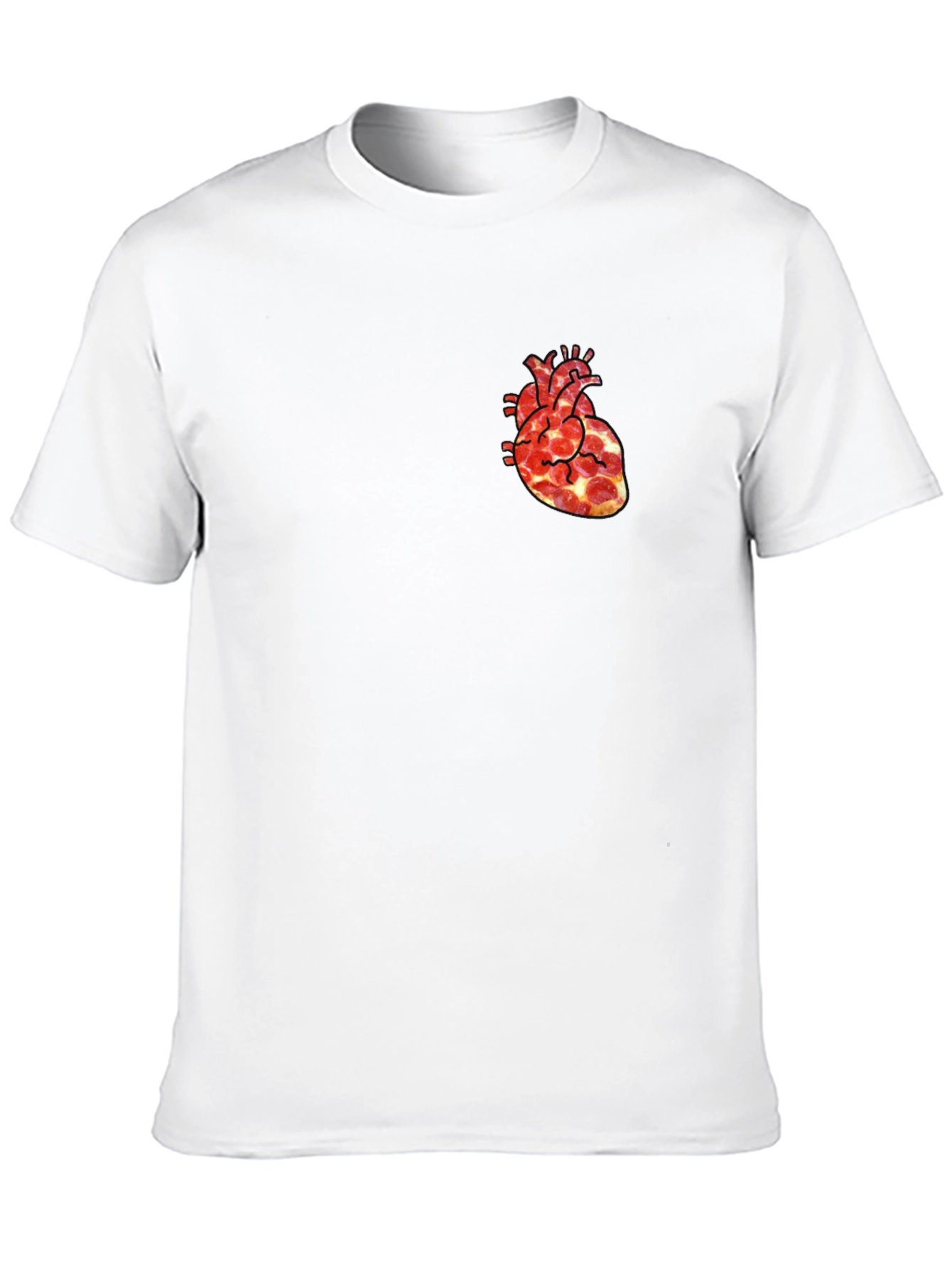 Pizza Heart Graphic Tee - Fun & Unique T-Shirt