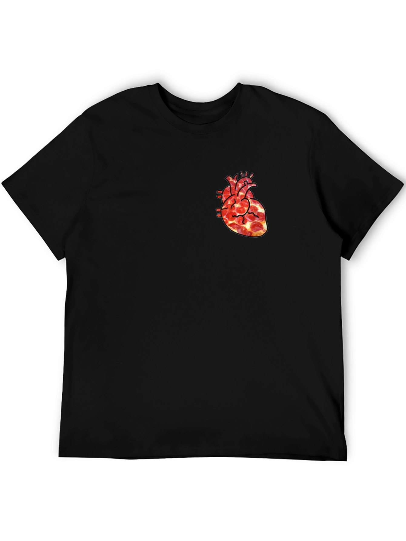 Pizza Heart Graphic Tee - Fun & Unique T-Shirt
