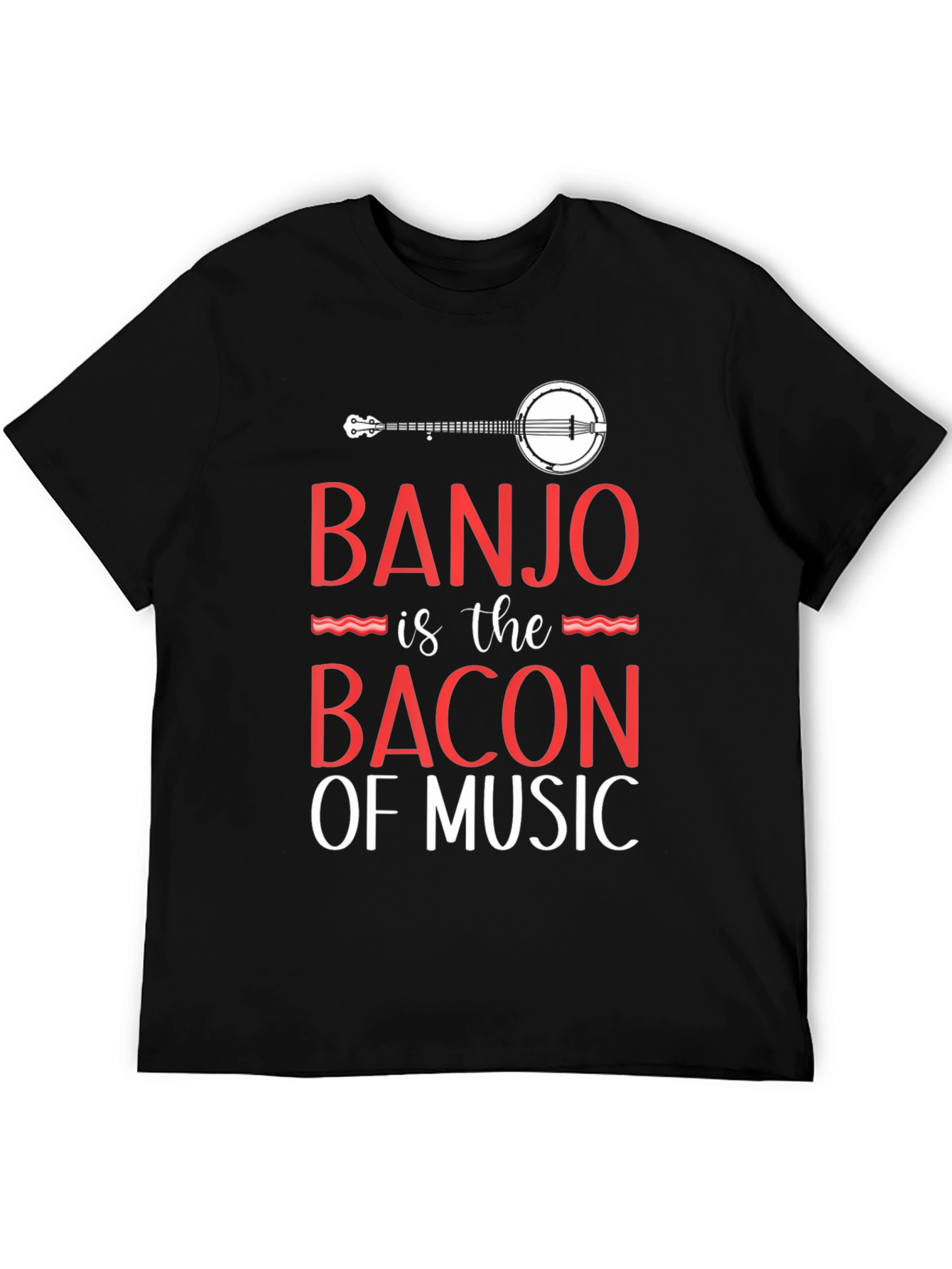 Banjo Bacon of Music Graphic Tee