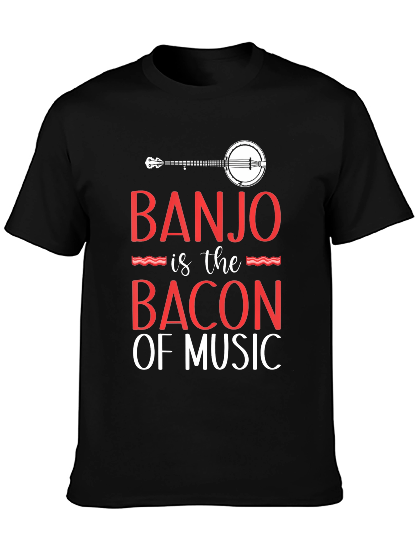 Banjo Bacon of Music Graphic Tee