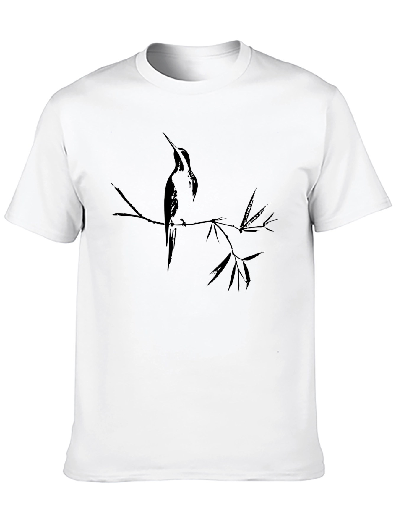 Hummingbird Graphic Tee - Black