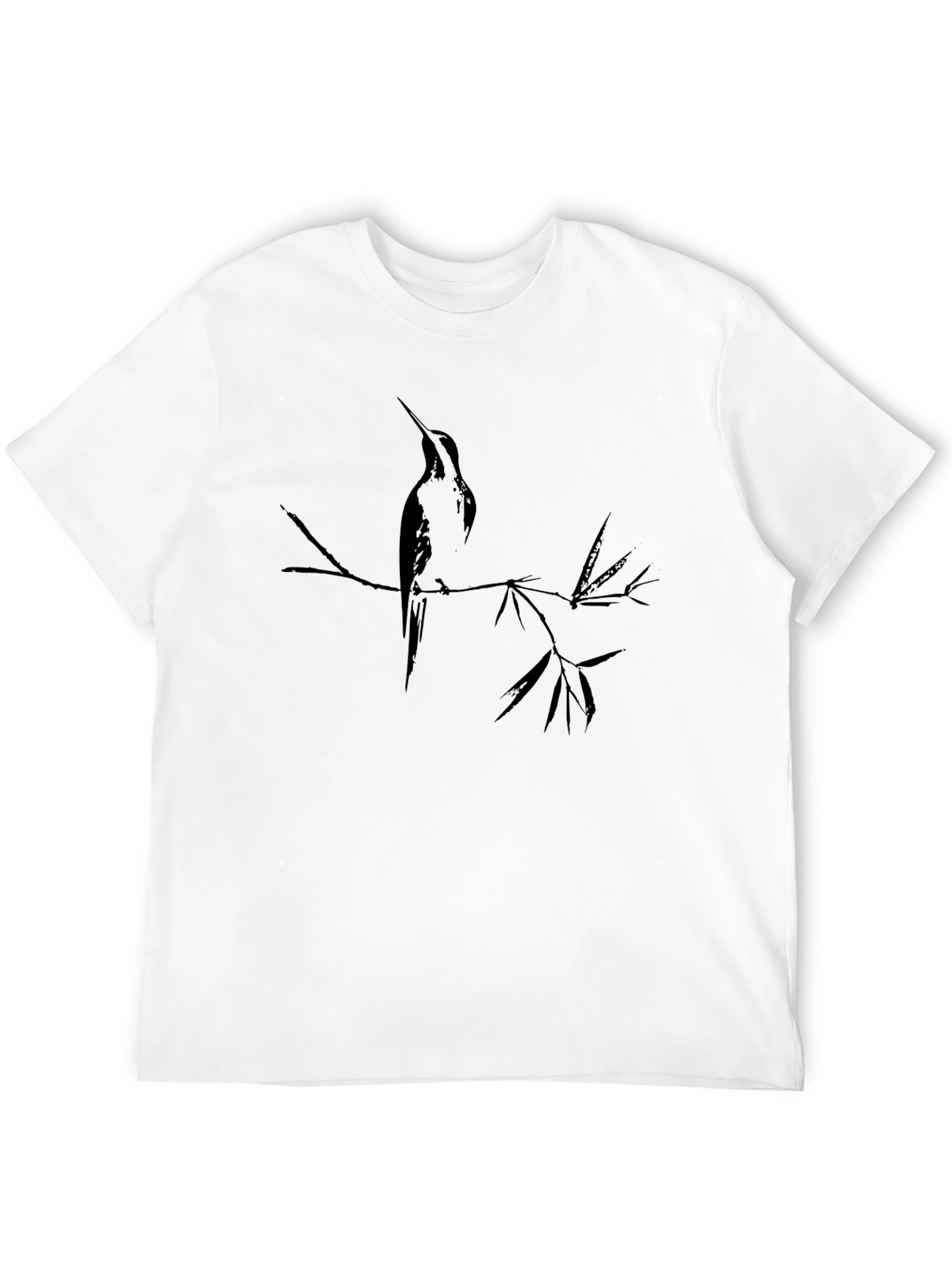 Hummingbird Graphic Tee - Black