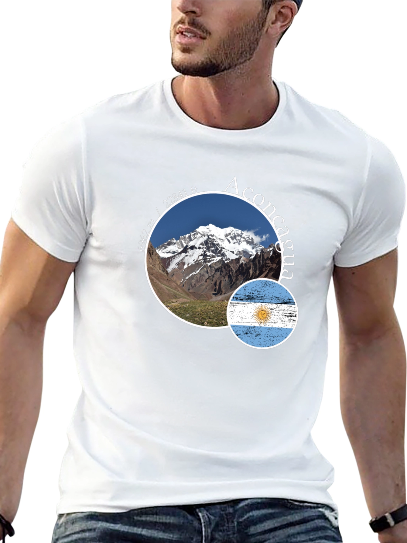 Aconcagua Argentina Flag T-Shirt