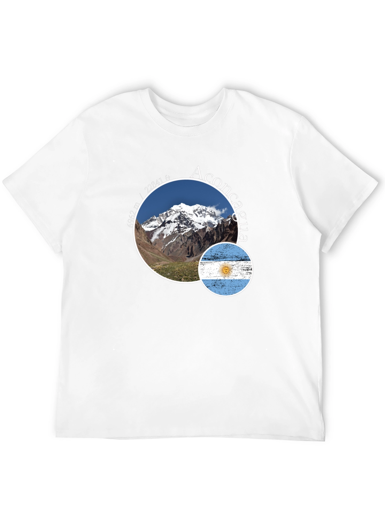 Aconcagua Argentina Flag T-Shirt