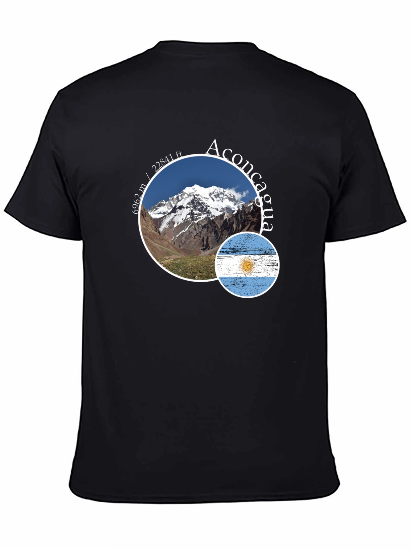 Aconcagua Argentina Flag T-Shirt
