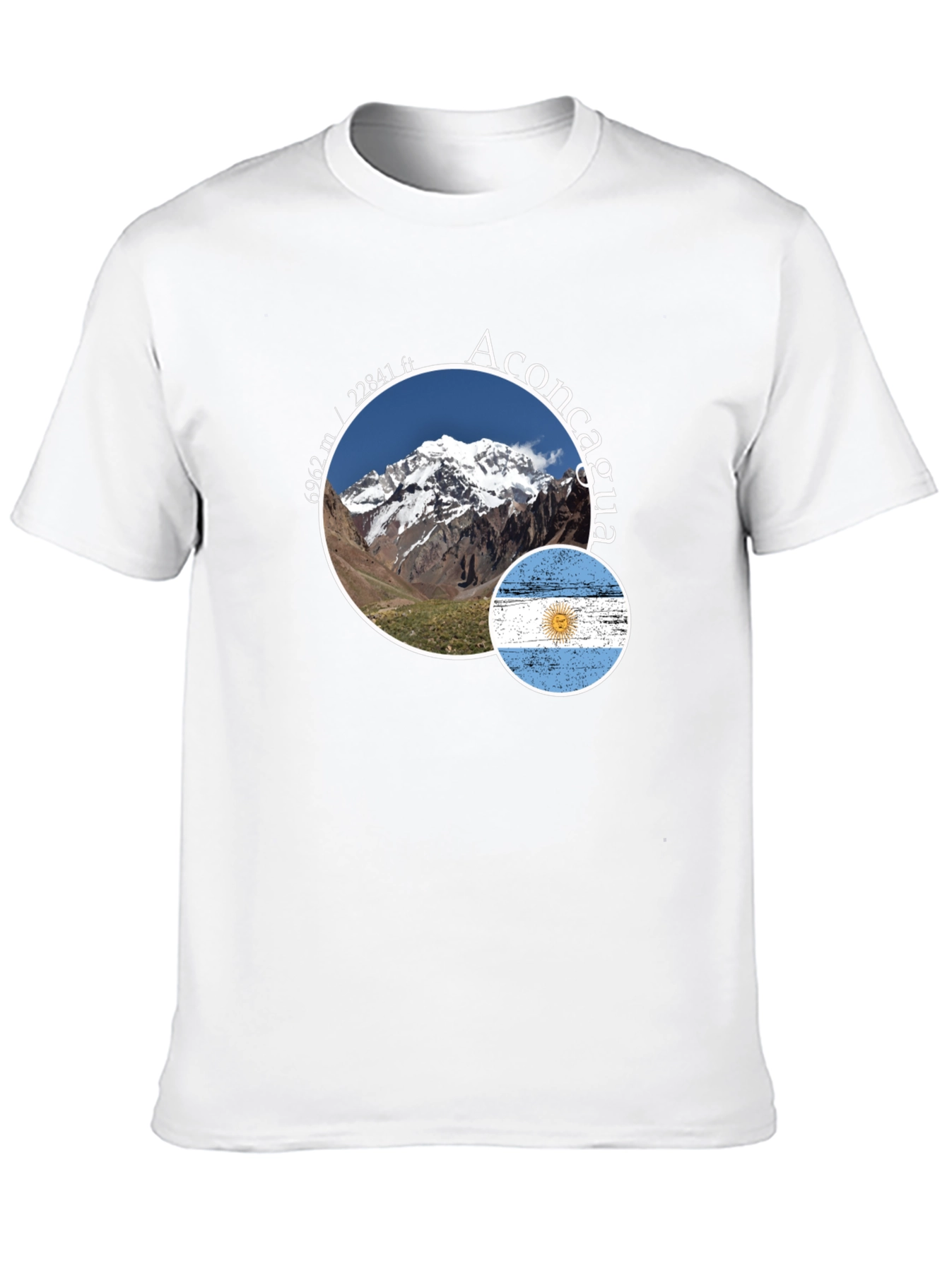Aconcagua Argentina Flag T-Shirt