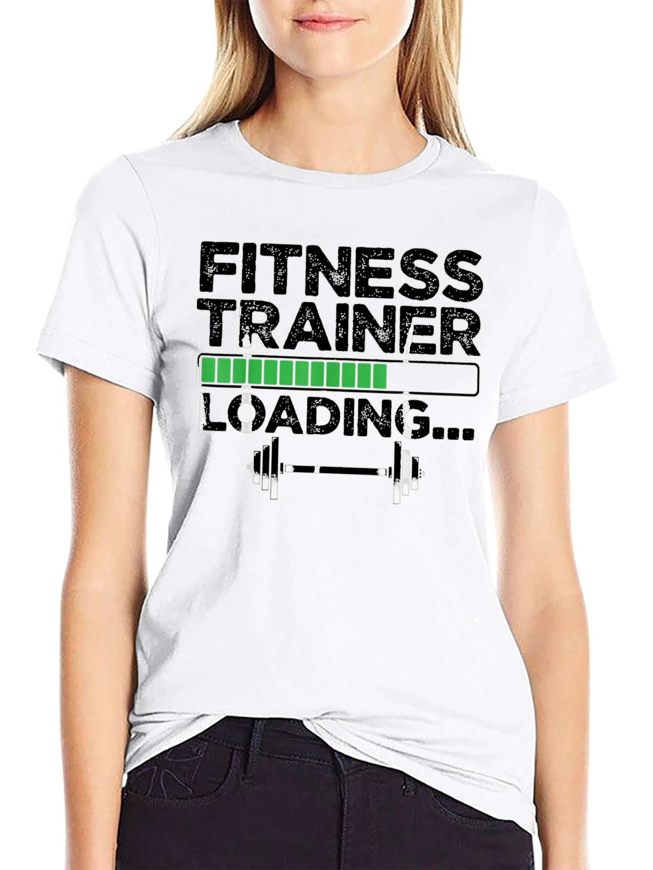 Fitness Trainer Loading T-Shirt - Gym Workout Tee