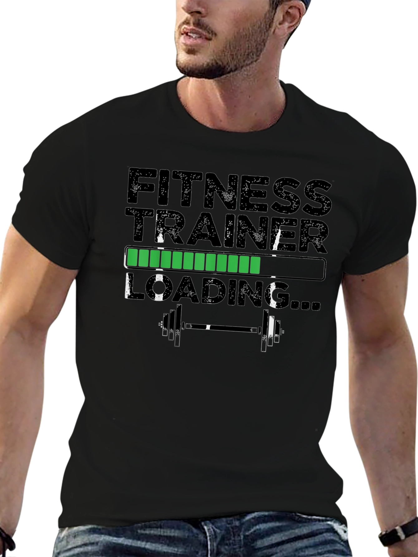 Fitness Trainer Loading T-Shirt - Gym Workout Tee