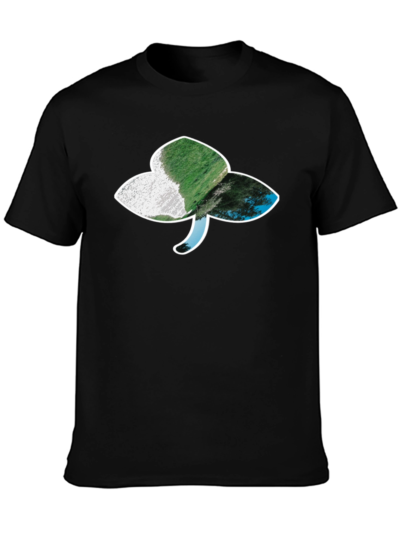 Shamrock Landscape Graphic Tee - Black