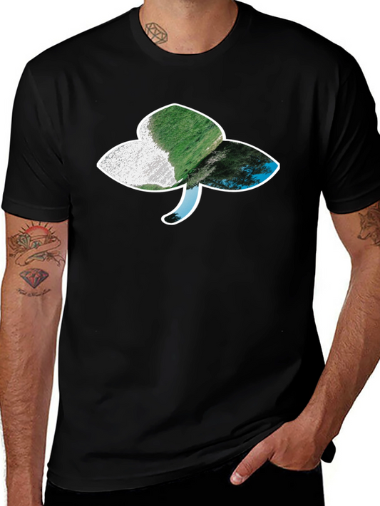Shamrock Landscape Graphic Tee - Black