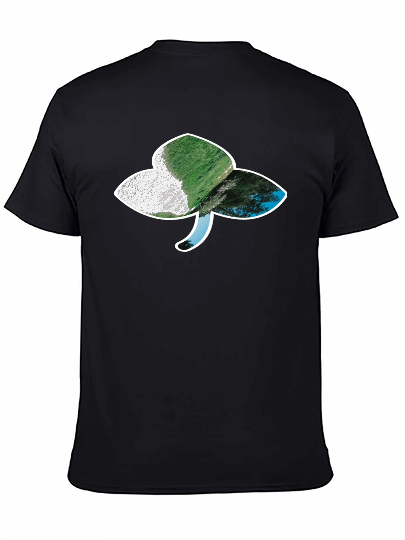 Shamrock Landscape Graphic Tee - Black