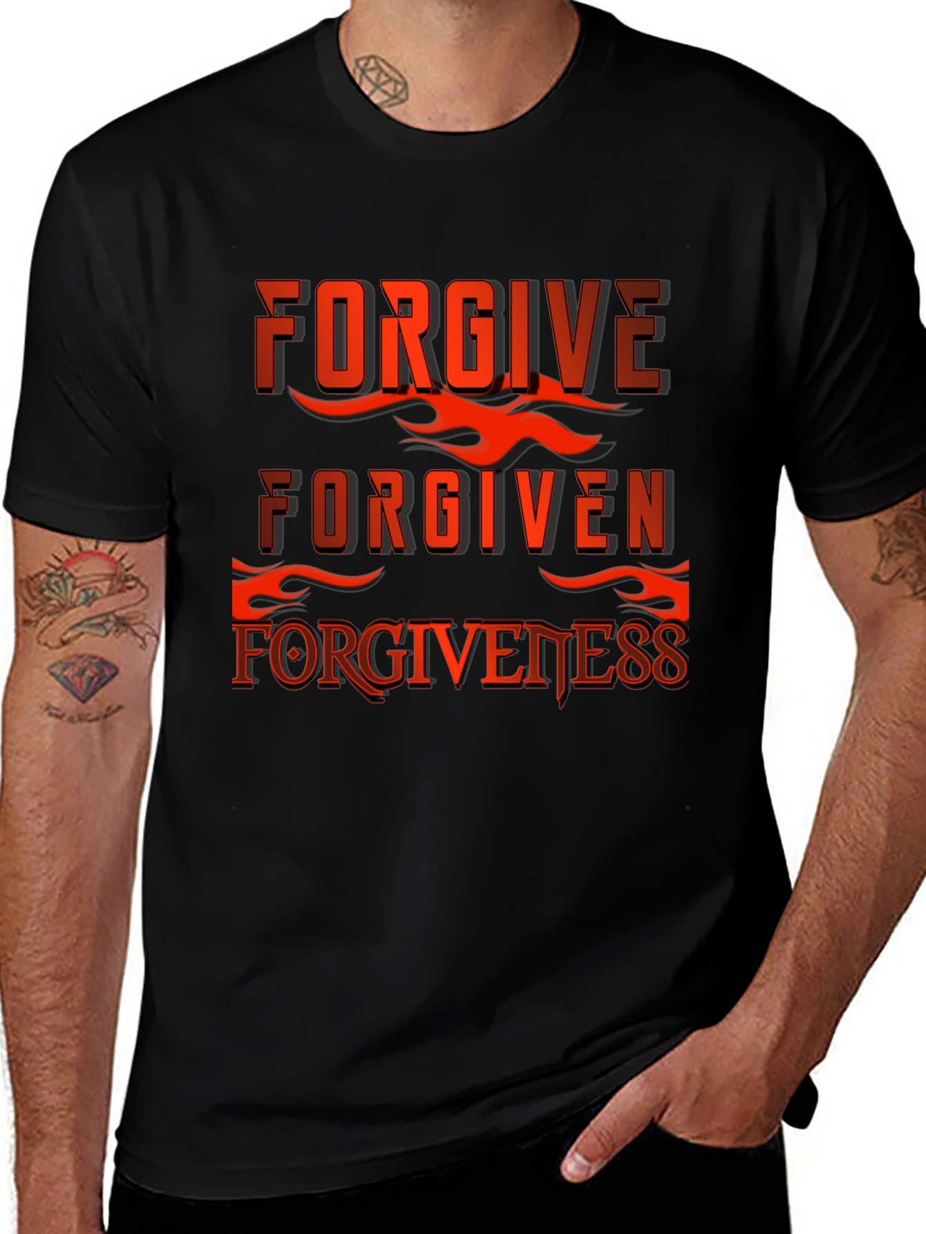 Forgive Forgiven Forgiveness Graphic T-Shirt