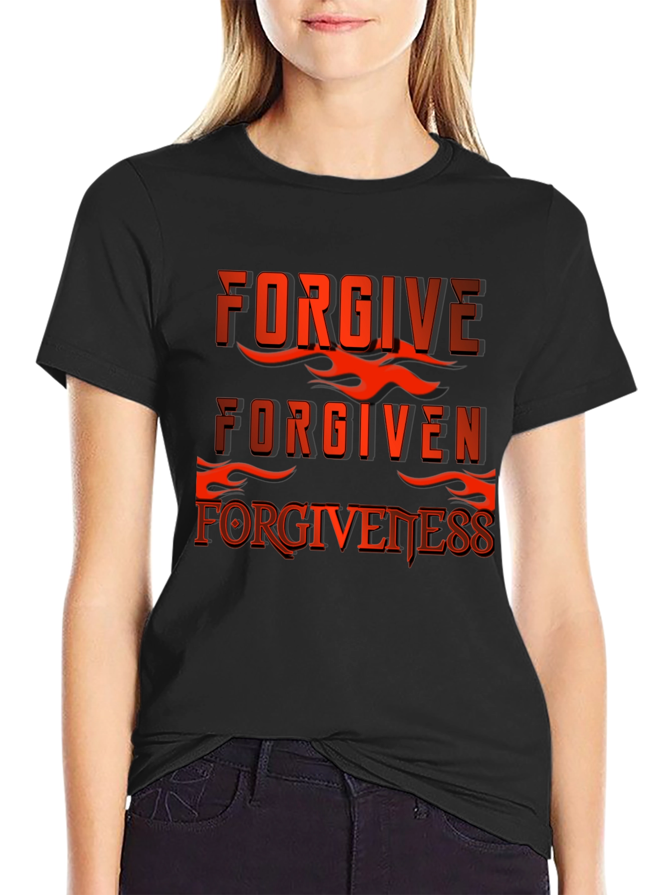 Forgive Forgiven Forgiveness Graphic T-Shirt