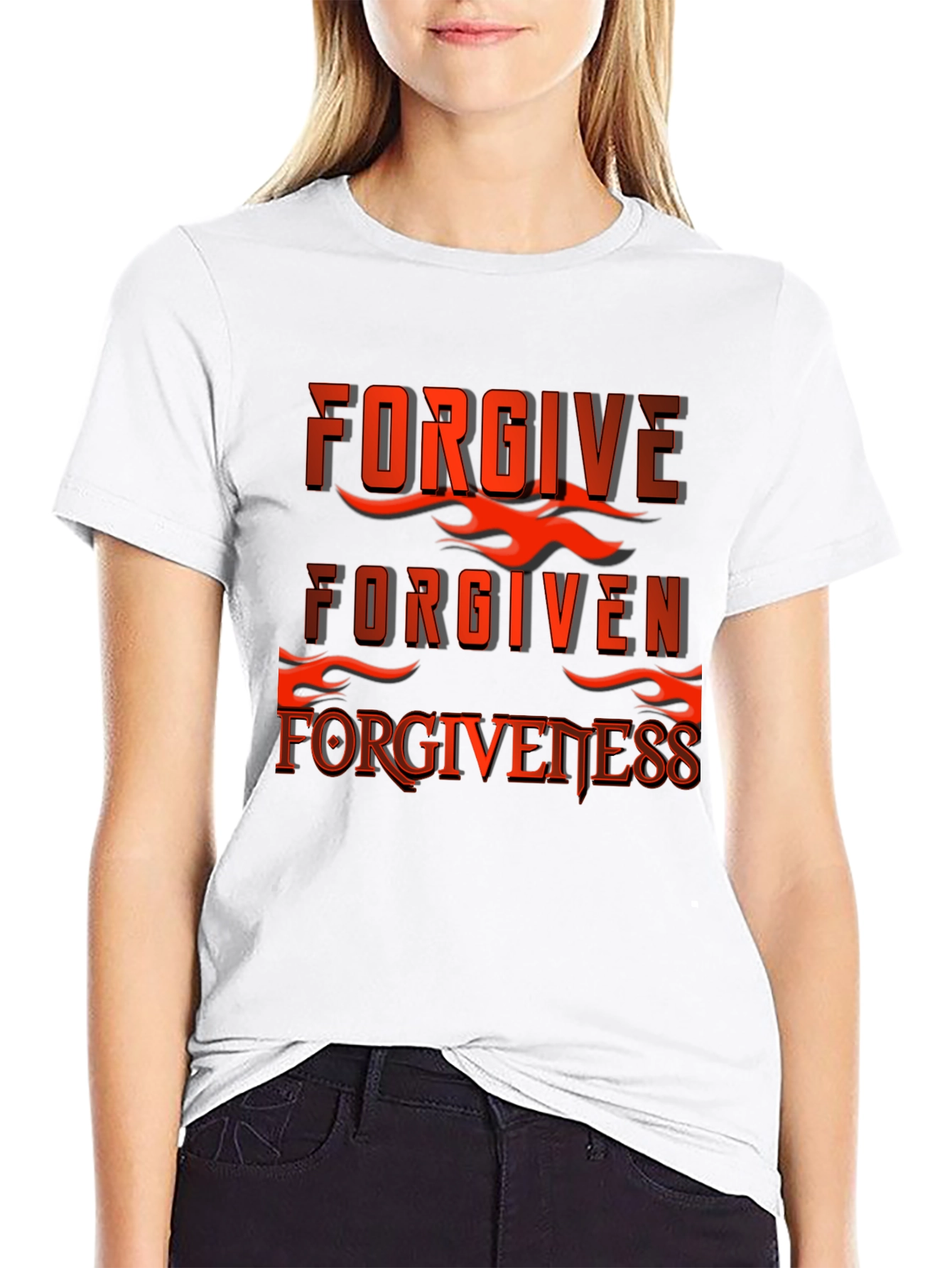 Forgive Forgiven Forgiveness Graphic T-Shirt